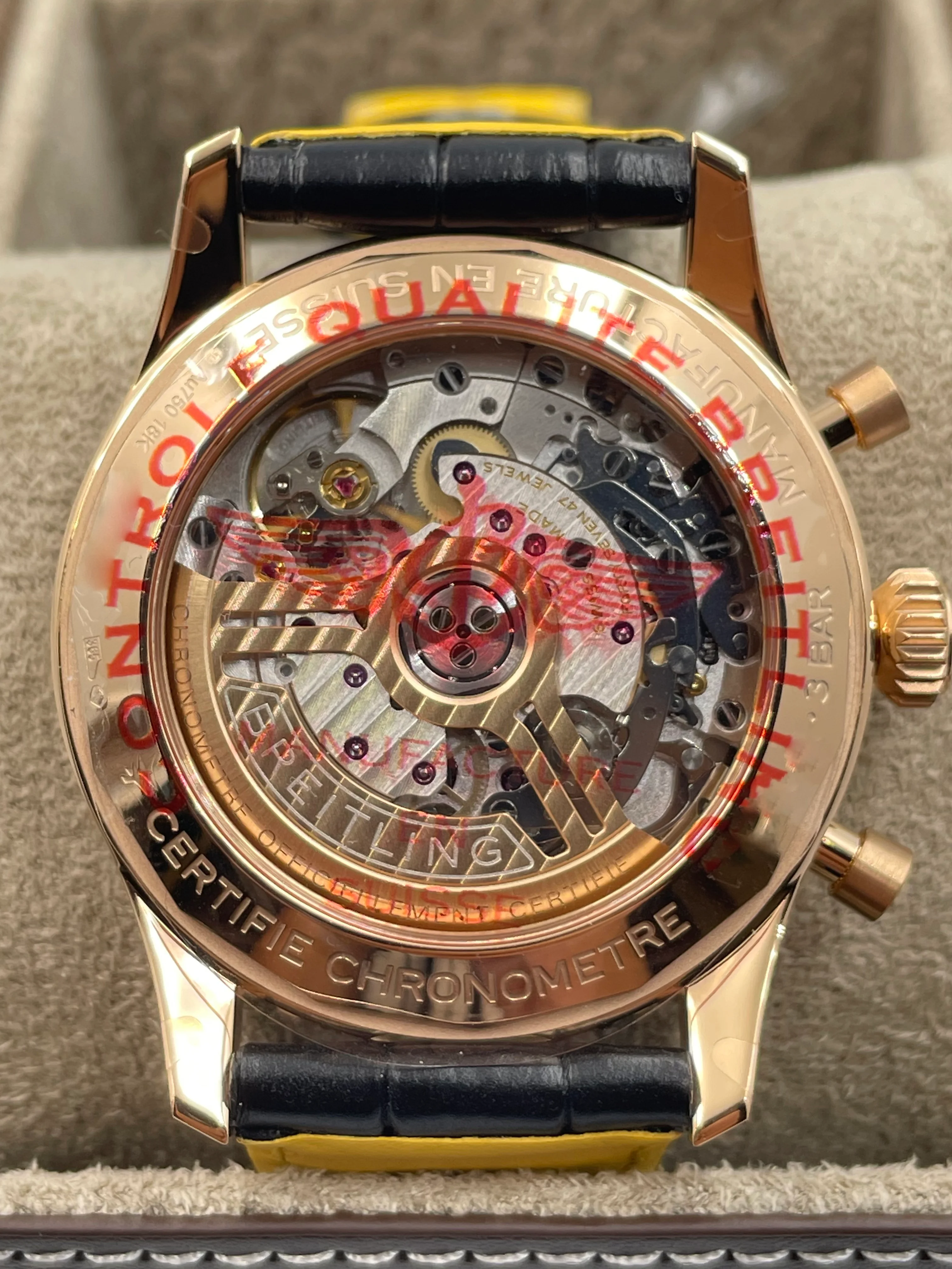 Breitling Navitimer B01 Chronograph 43mm Rose Gold RB0138211B1P1 - Image 10