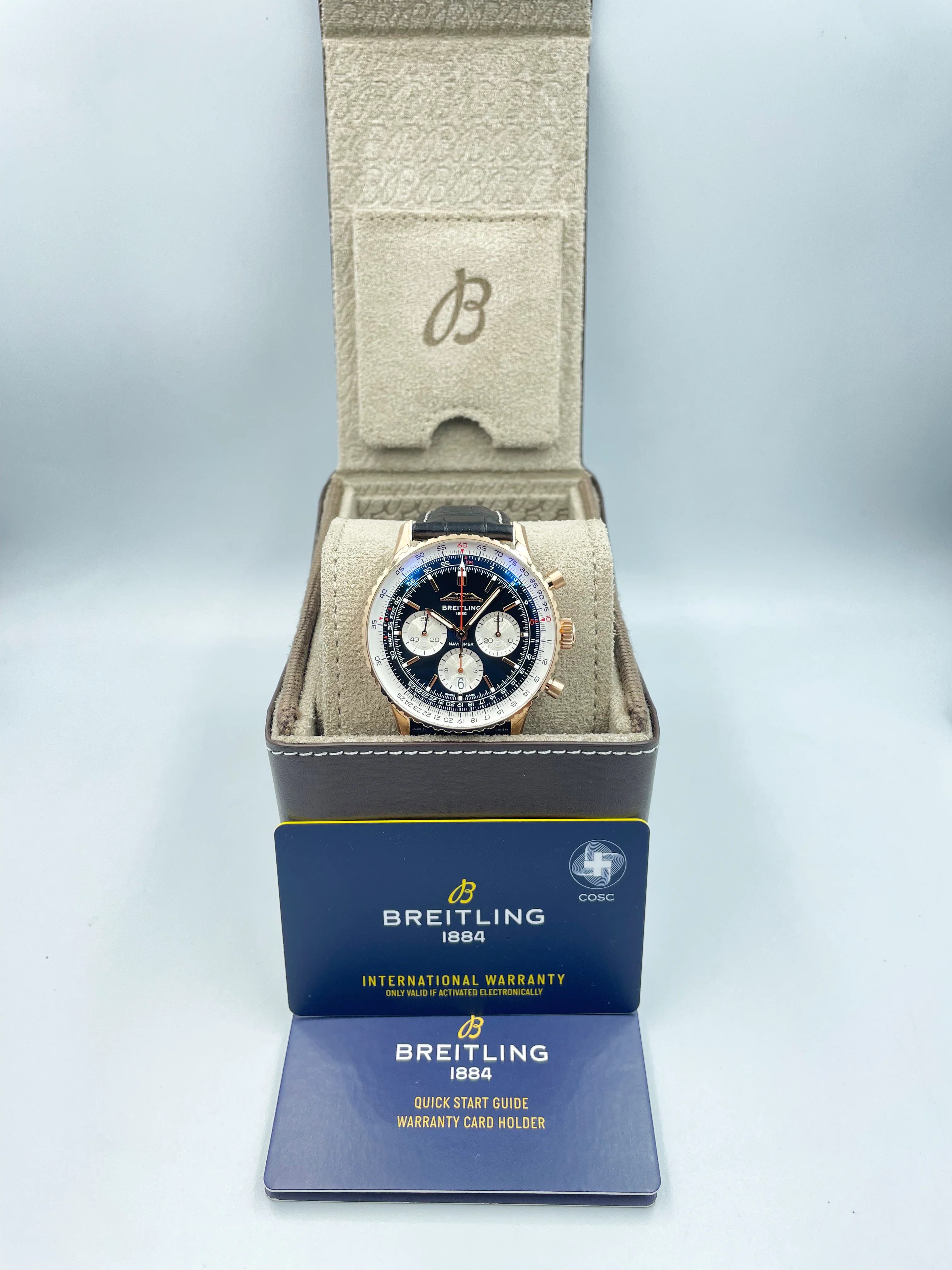 Breitling Navitimer B01 Chronograph 43mm Rose Gold RB0138211B1P1 - Image 11