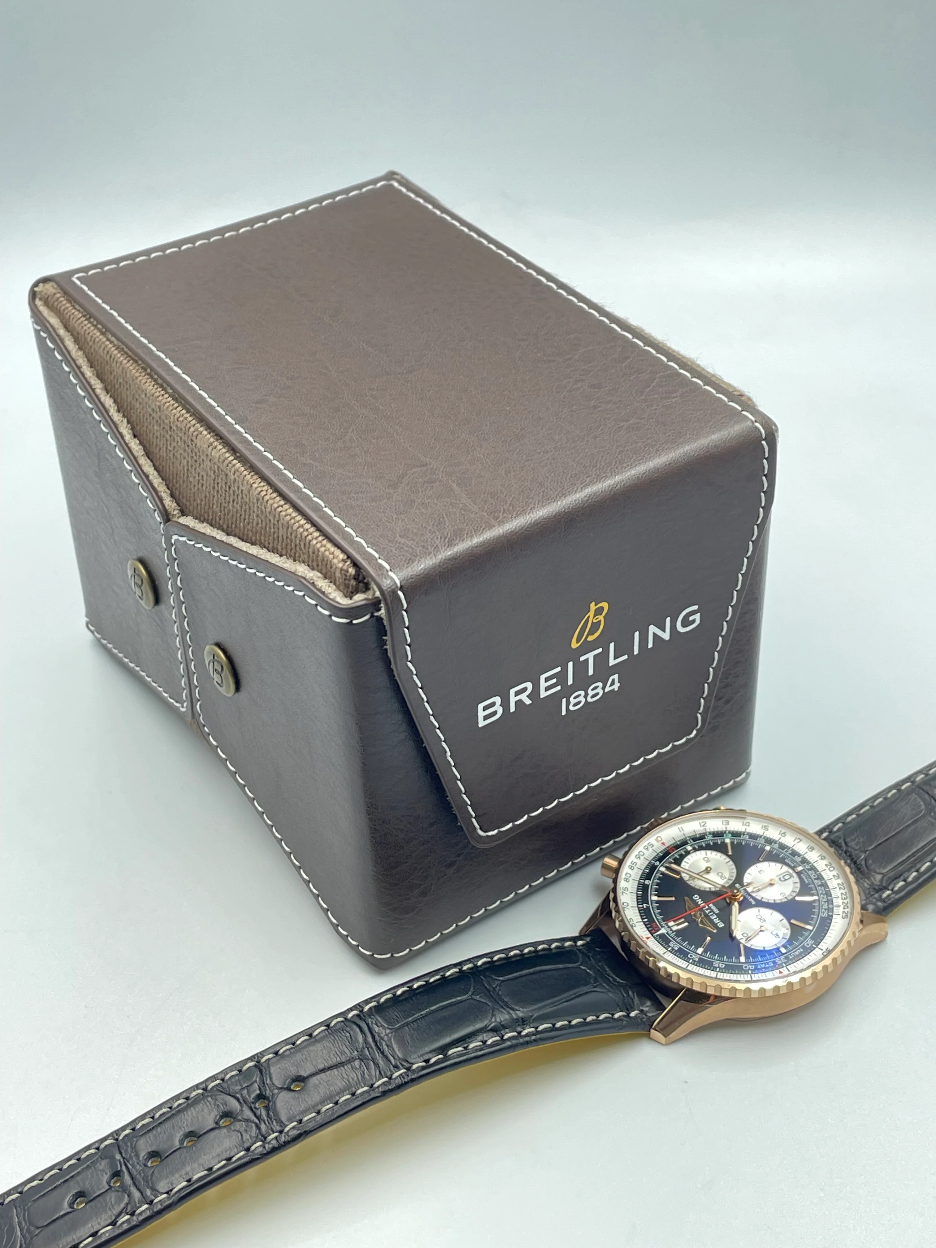Breitling Navitimer B01 Chronograph 43mm Rose Gold RB0138211B1P1 - Image 12
