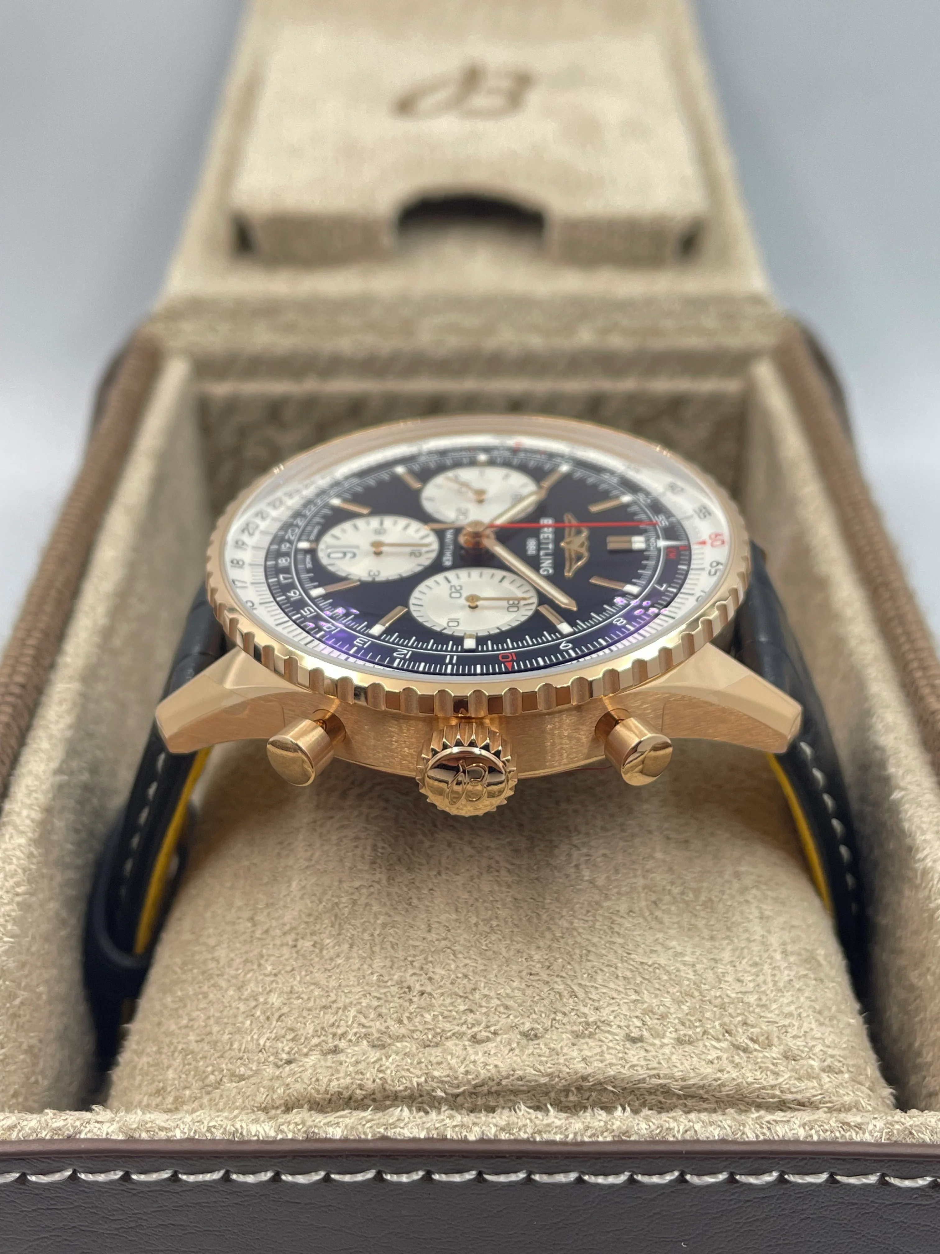 Breitling Navitimer B01 Chronograph 43mm Rose Gold RB0138211B1P1 - Image 8