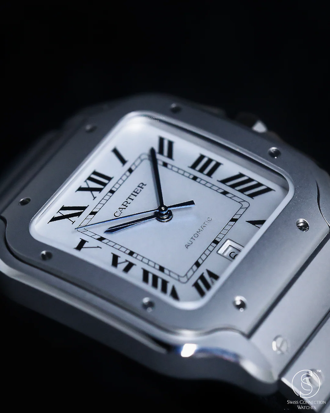 Cartier Santos de Cartier Large Titanium WSSA0089 - Image 3