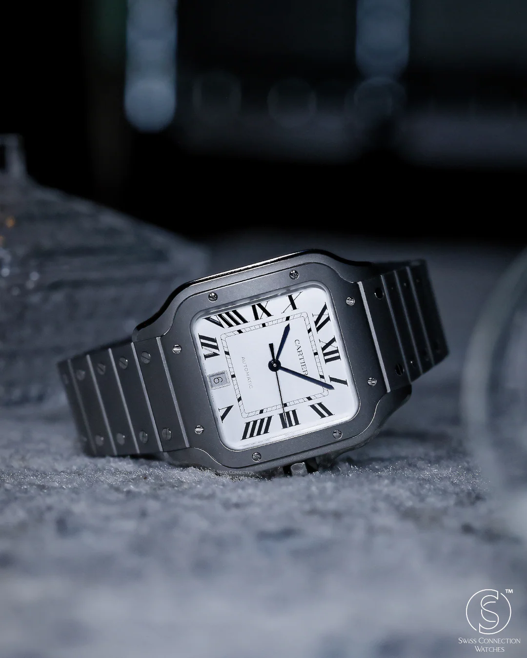 Cartier Santos de Cartier Large Titanium WSSA0089 - Image 5