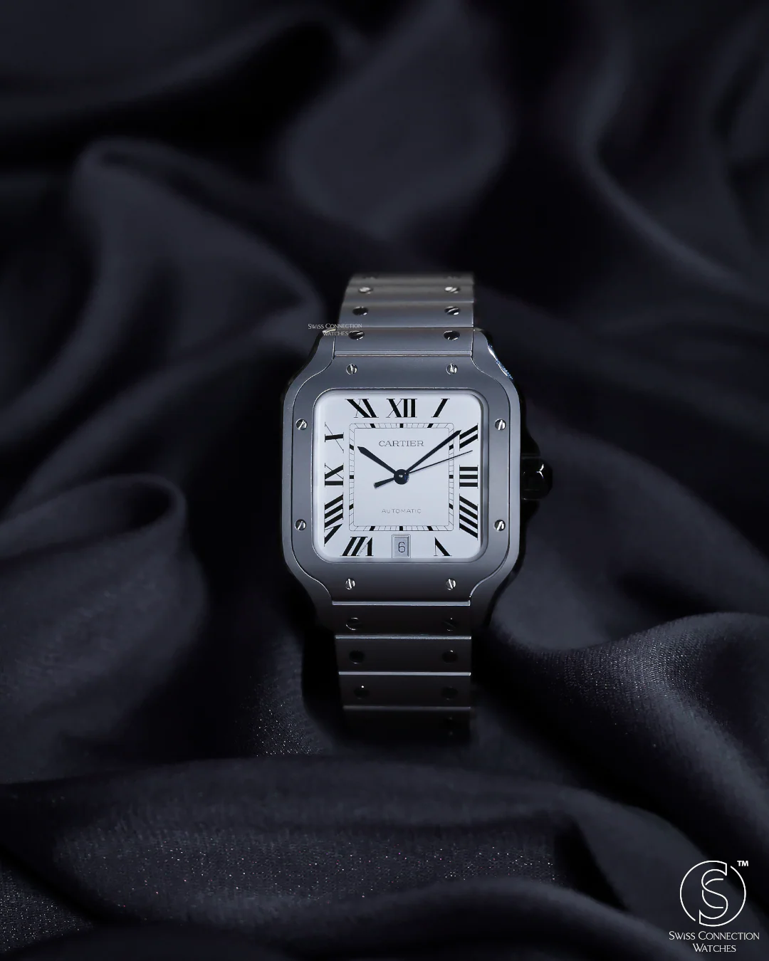 Cartier Santos de Cartier Large Titanium WSSA0089 - Image 7