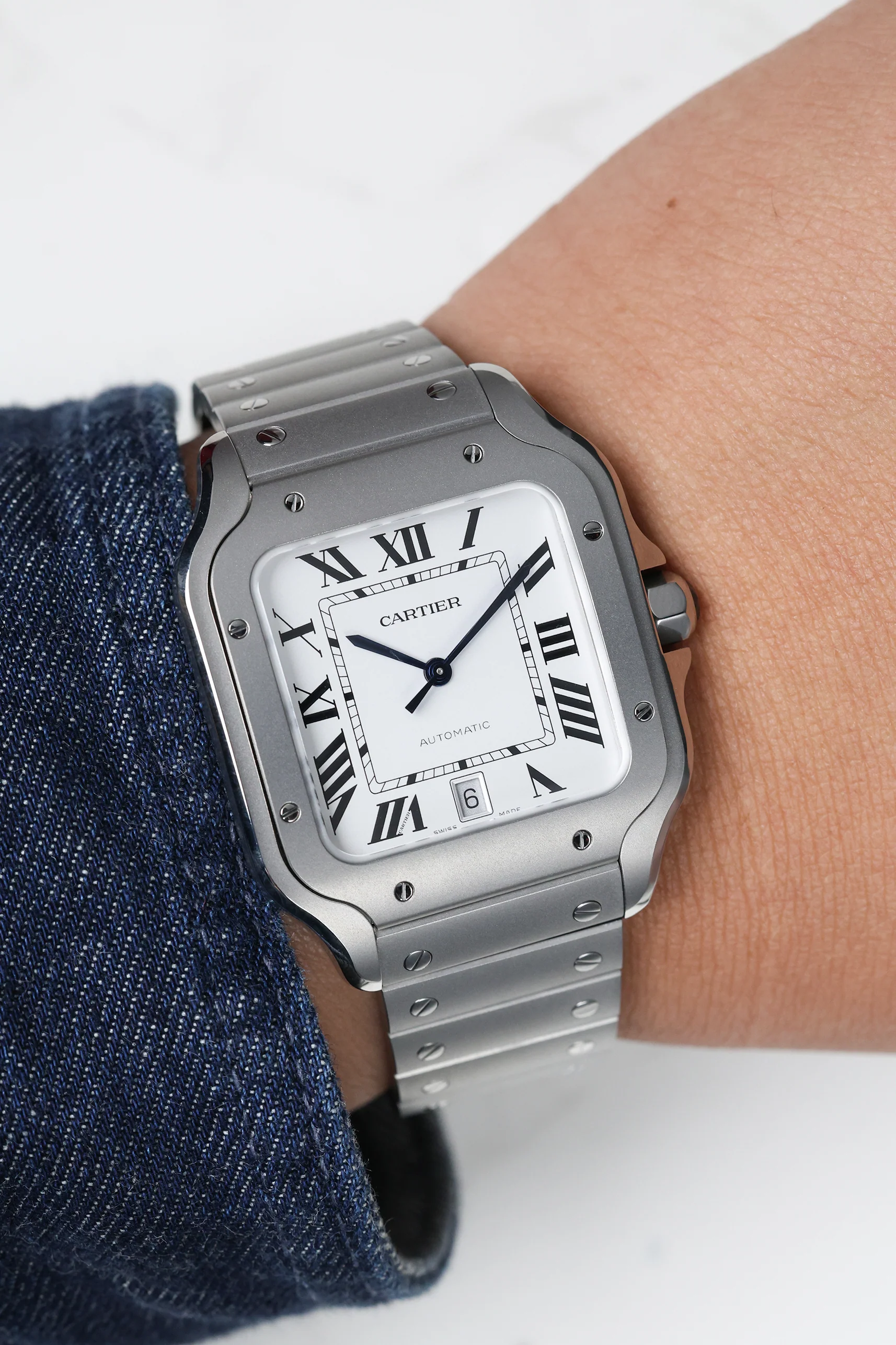 Cartier Santos de Cartier Large Titanium WSSA0089 - Image 8
