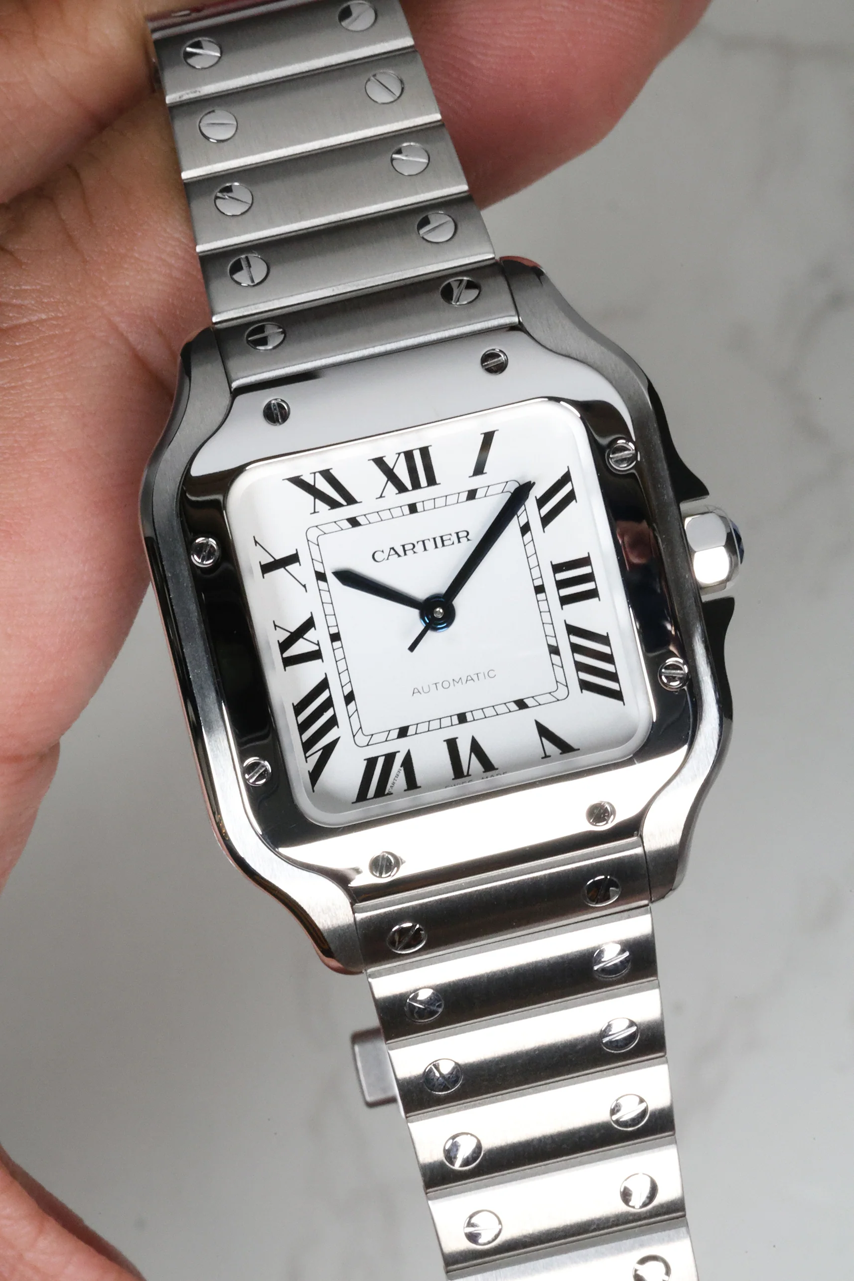 Cartier Santos de Cartier Medium WSSA0029 2023 [Preowned] - Image 7