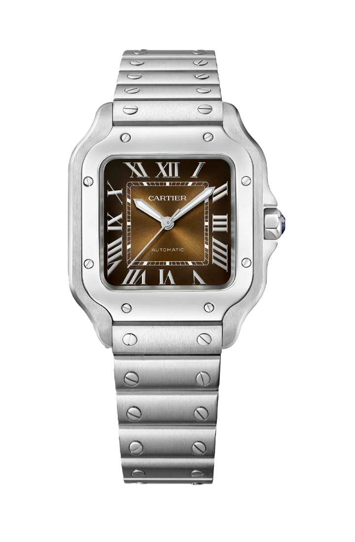 Cartier Santos de Cartier Sunray Brown Medium WSSA0065