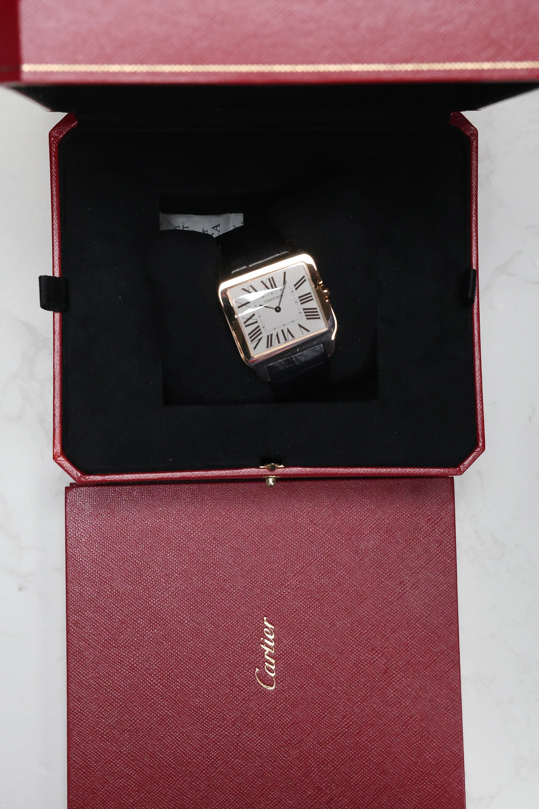 Cartier Santos Dumont 18k Rose Gold W2006951 2018 [Preowned] - Image 17