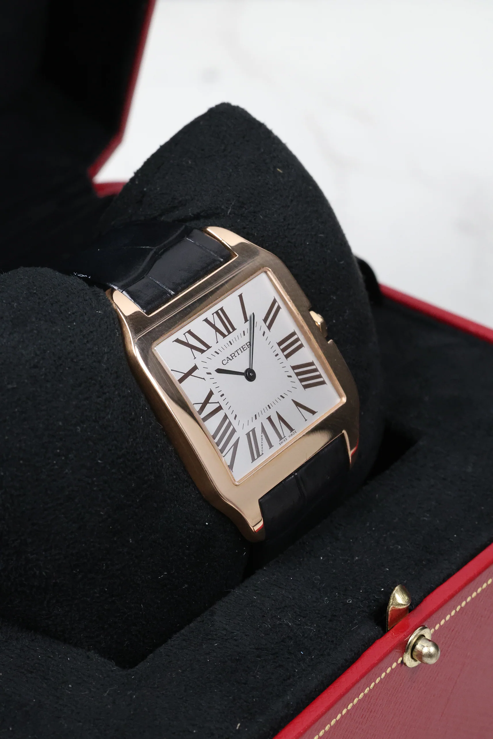 Cartier Santos Dumont 18k Rose Gold W2006951 2018 [Preowned] - Image 9