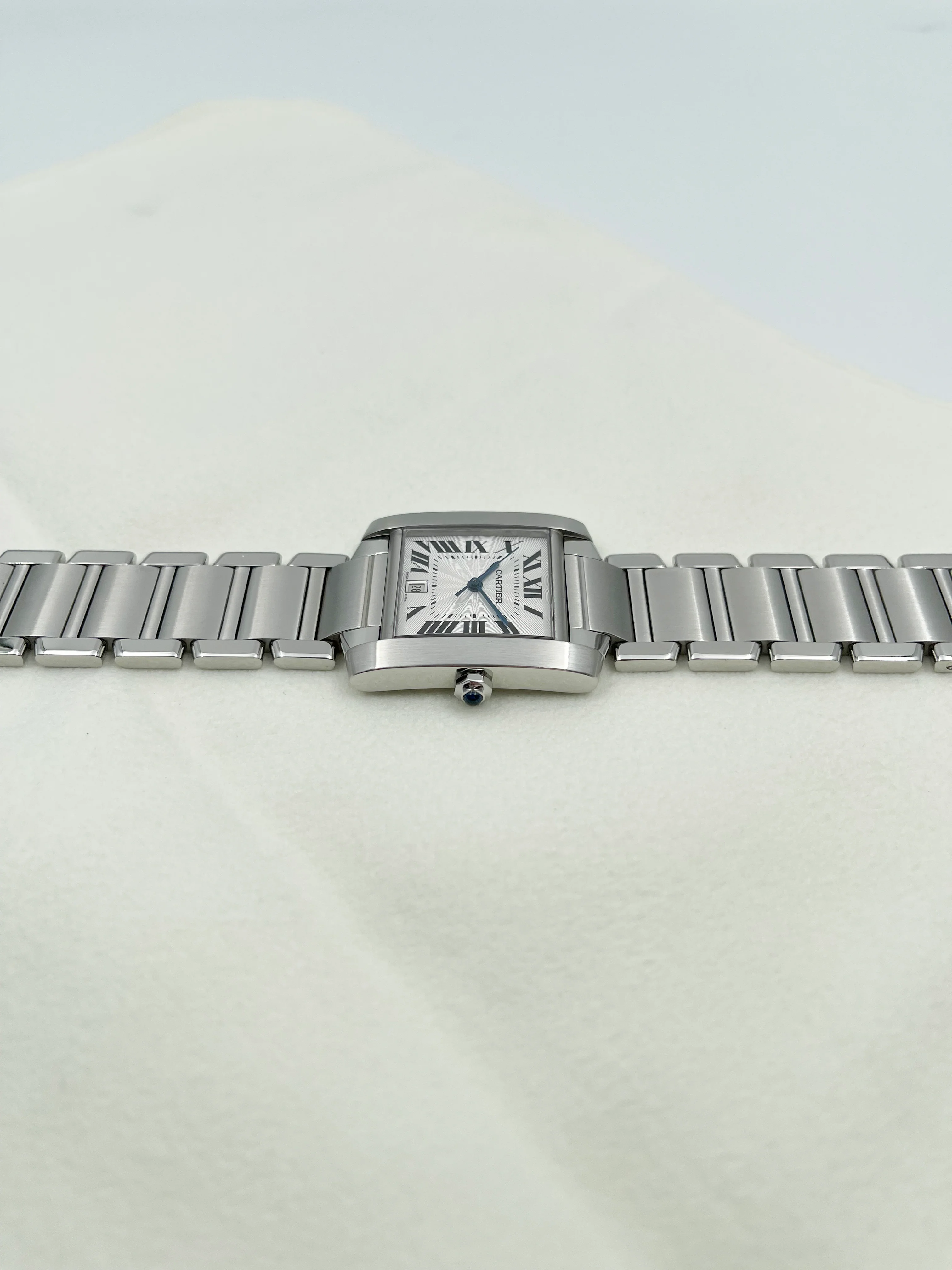 Cartier Tank Francaise Silver Roman 28mm W51002Q3 2009 [Preowned] - Image 10