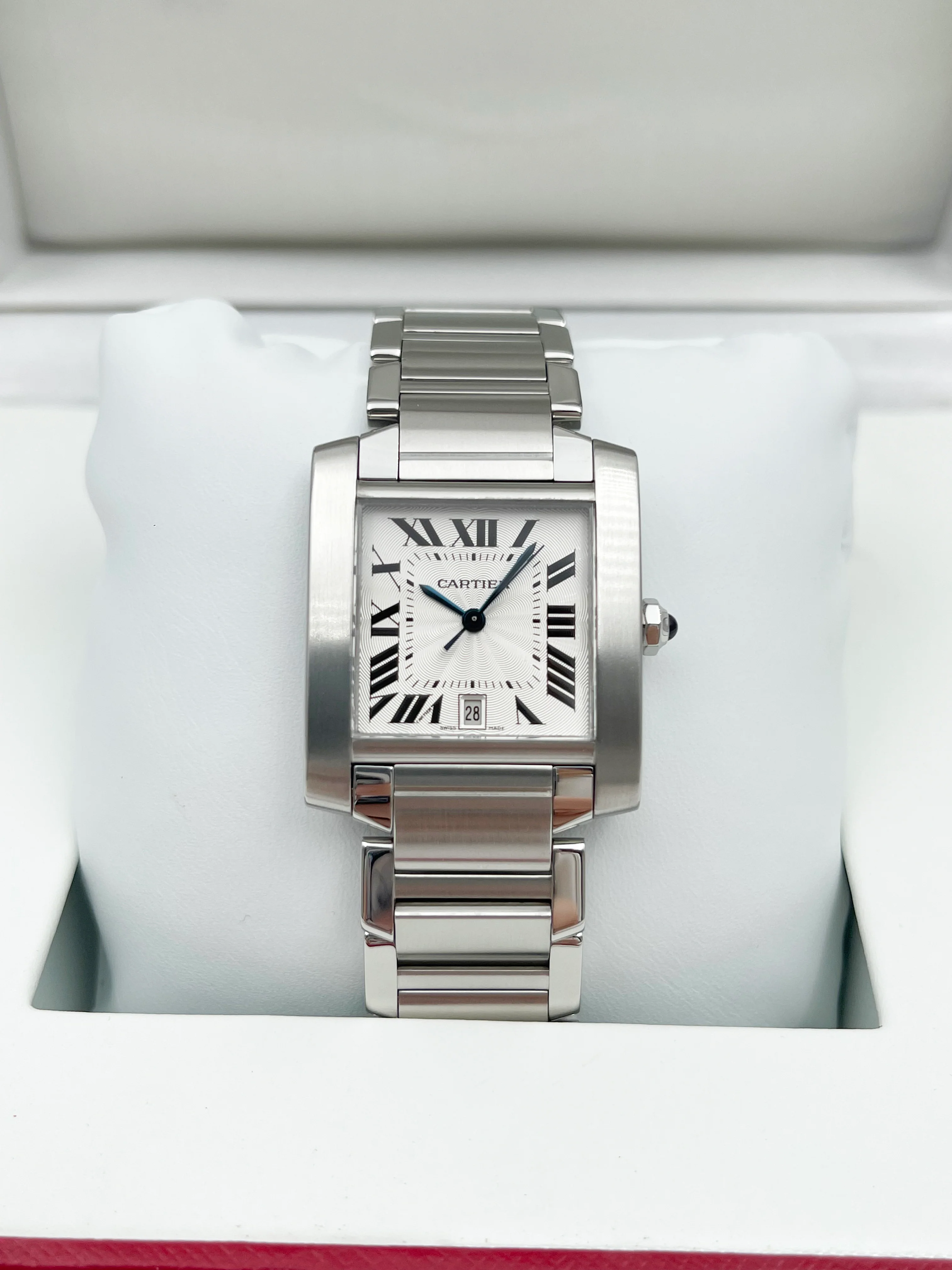 Cartier Tank Francaise Silver Roman 28mm W51002Q3 2009 [Preowned] - Image 4
