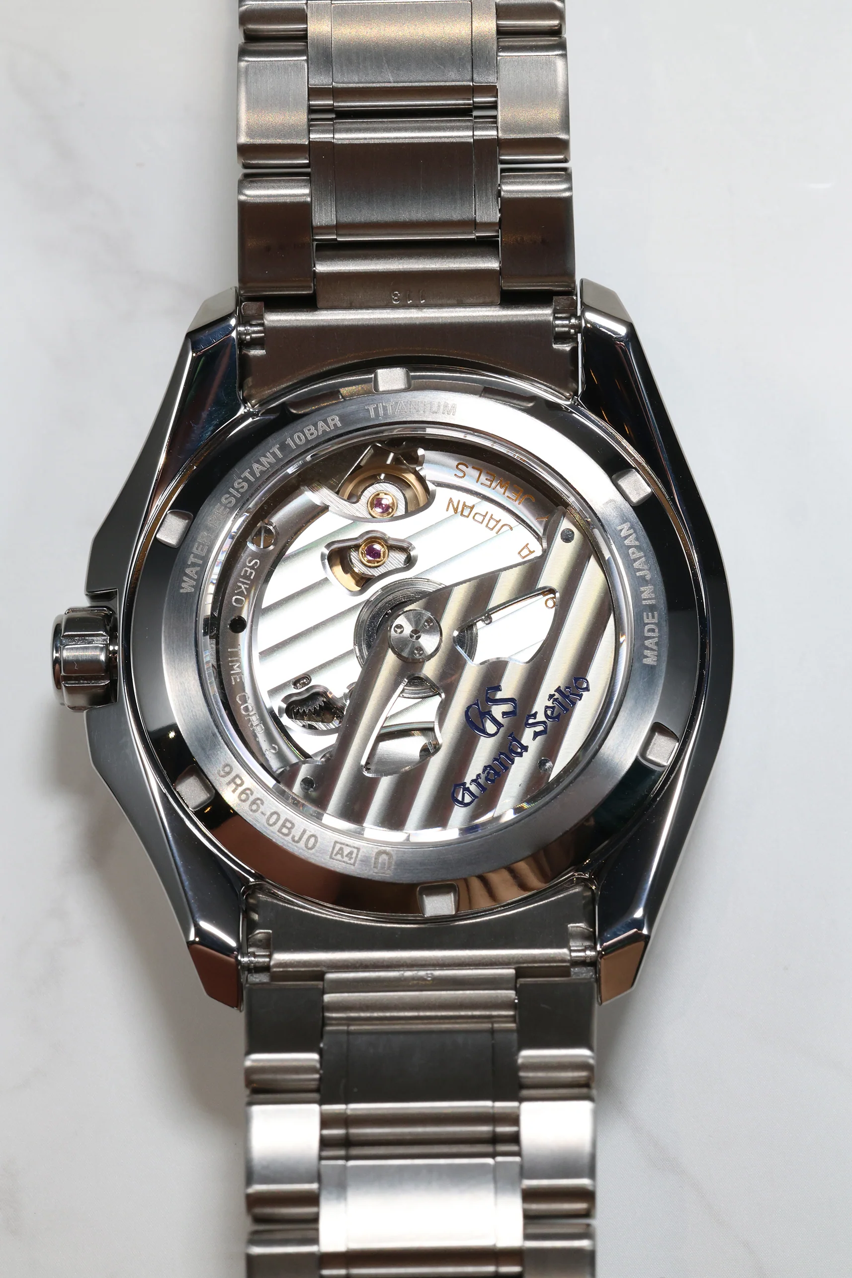 Grand Seiko Evolution 9 Collection GMT Titanium "Mist Flake" SBGE285 2022 [Preowned] - Image 17