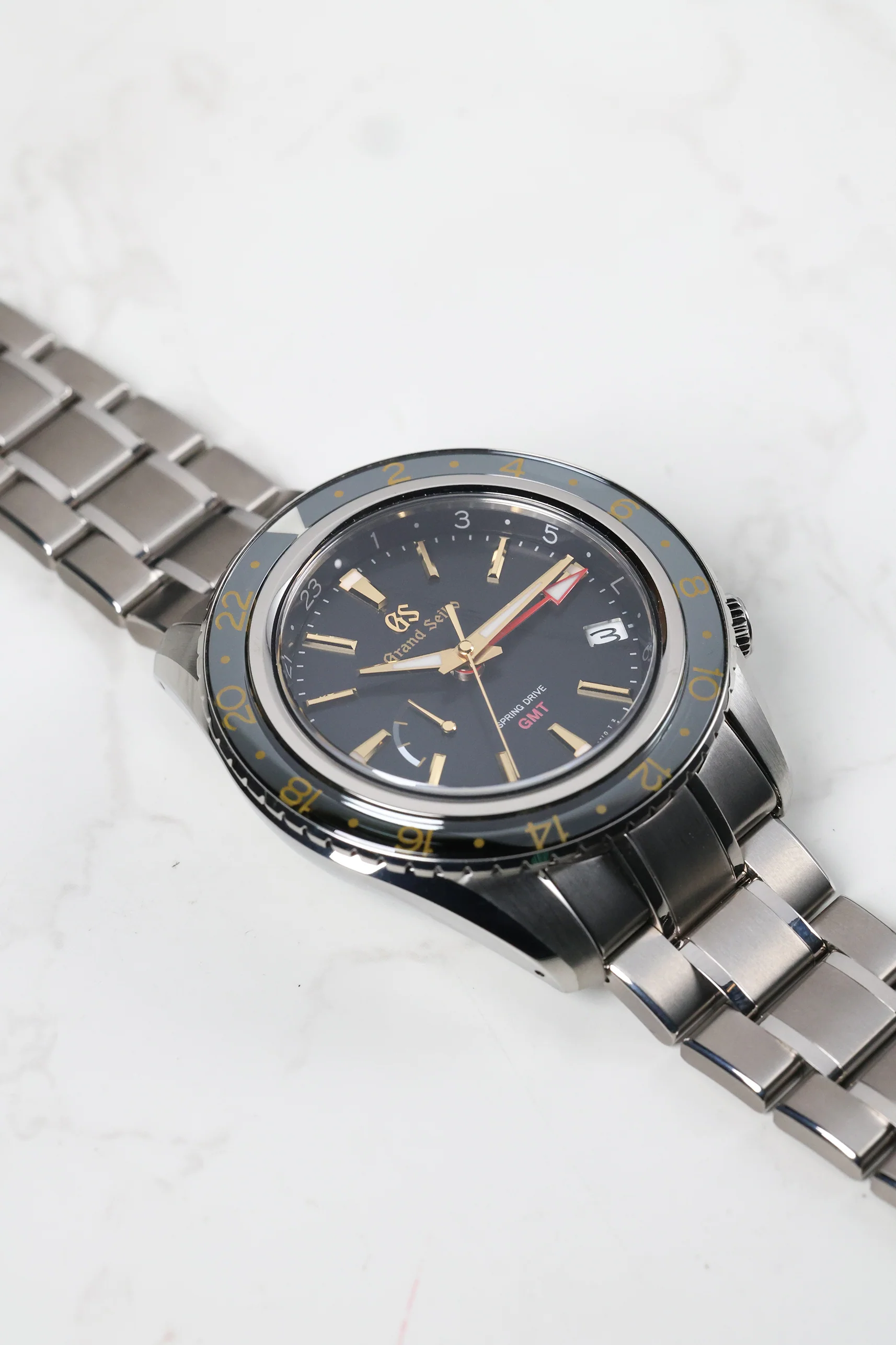 Grand Seiko SBGE215 Spring Drive GMT Titanium 44mm 2020 [Preowned] - Image 11
