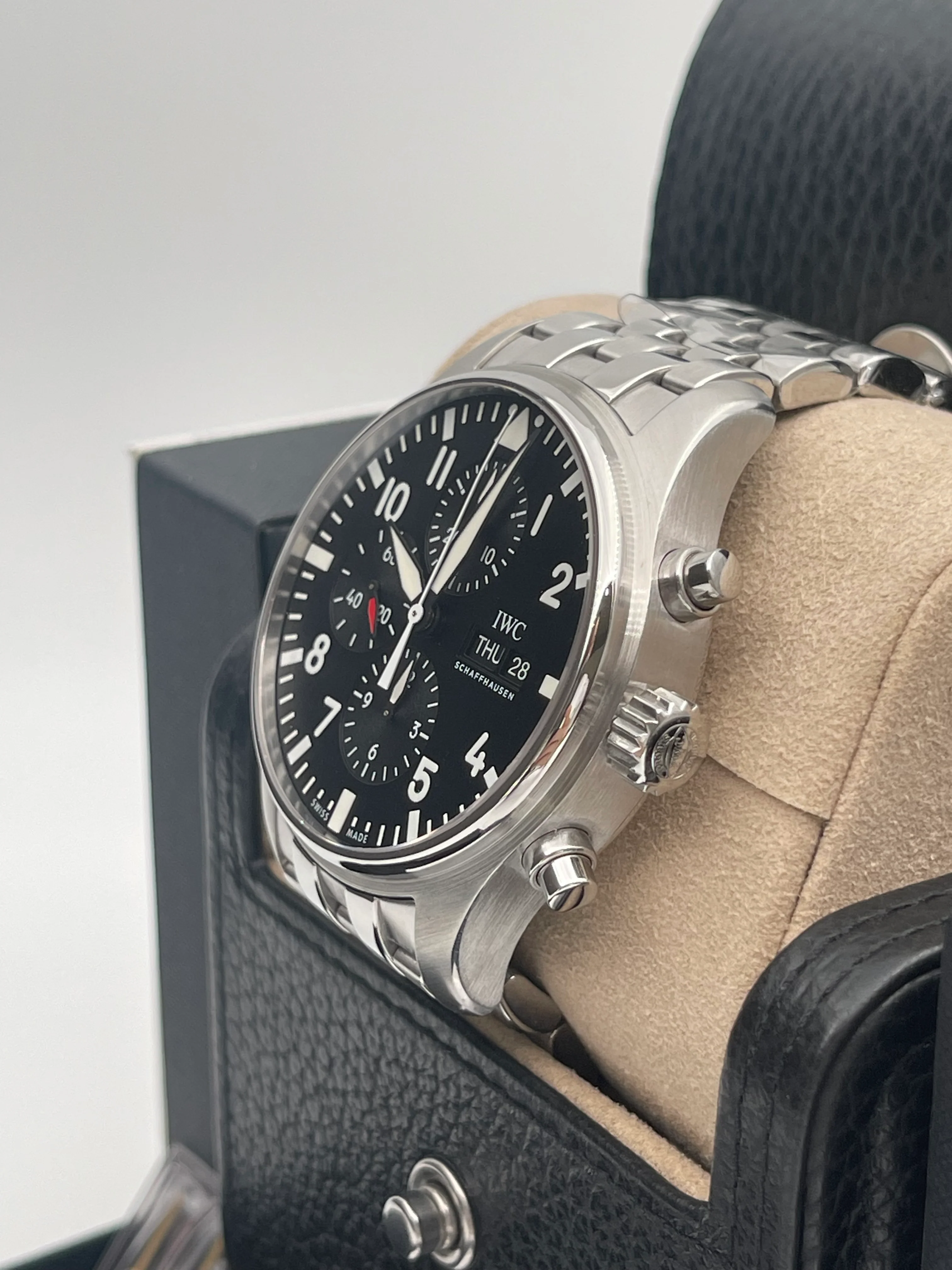 IWC Pilot Chronograph Black IW377710 2017 [Preowned] - Image 6