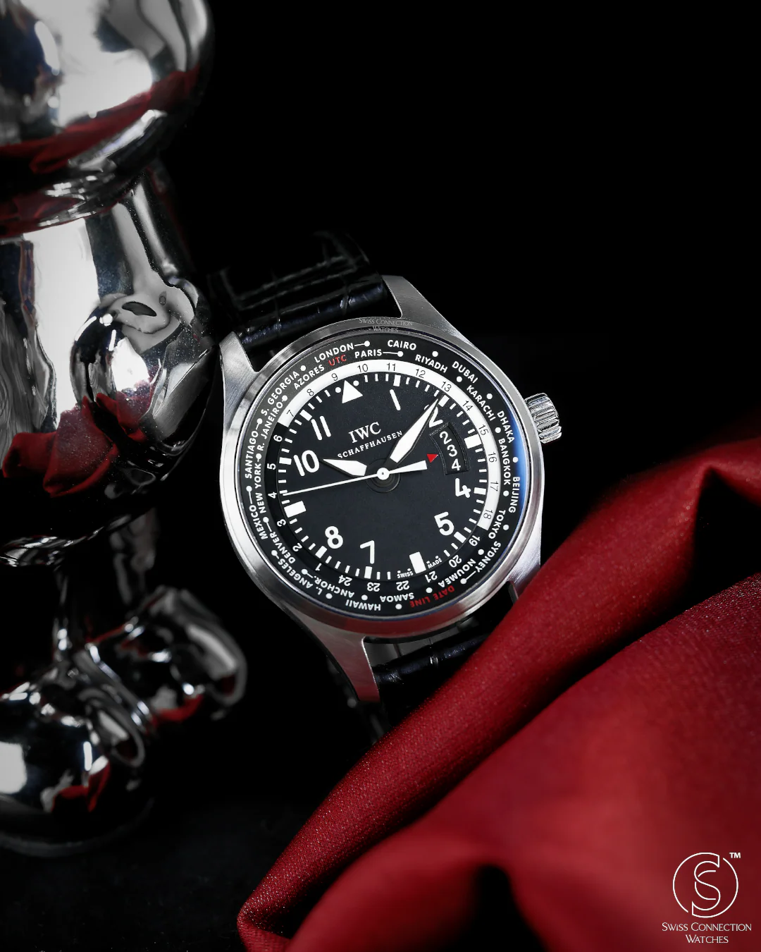 IWC Pilot's World Timer IW326201 2014 [Preowned] - Image 4
