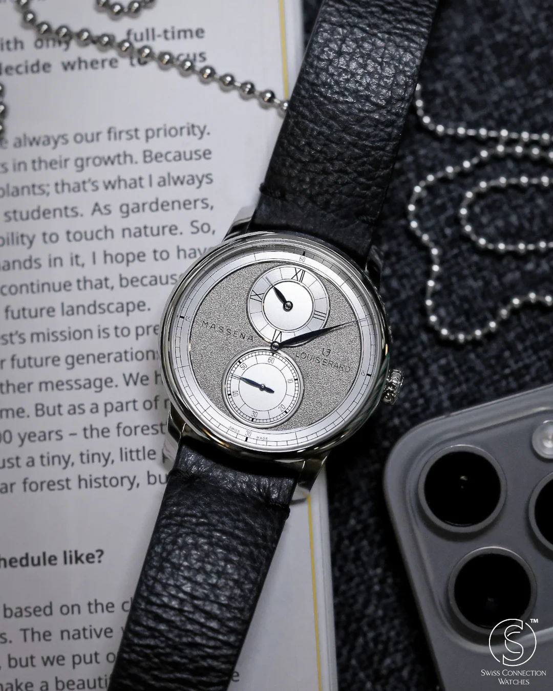 Louis Erard Le Régulateur x Massena LAB Silver 42mm - Image 5
