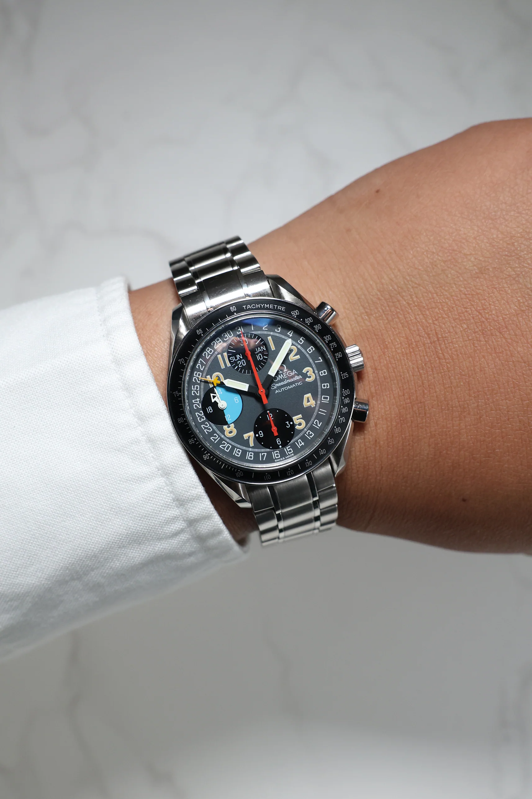 Omega Speedmaster Day-Date MK40 3520.53.00 Ben Clymer Discontinued 1997 [Preowned] - Image 6