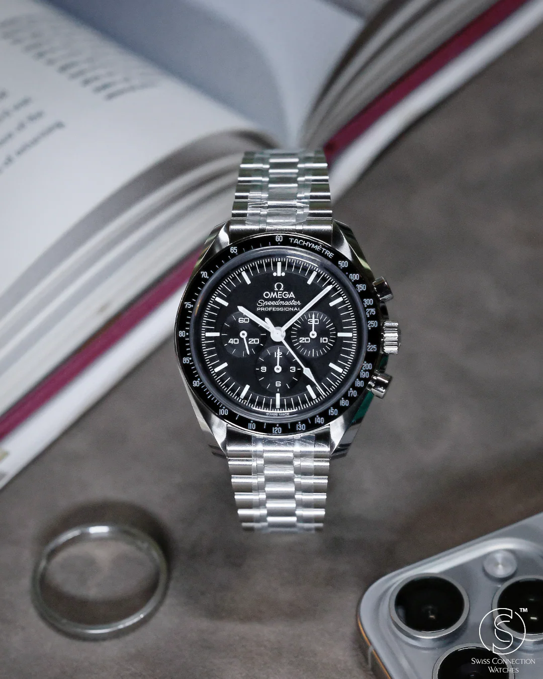 Omega Speedmaster Moonwatch Professional 3861 Hesalite 310.30.42.50.01.001 - Image 5