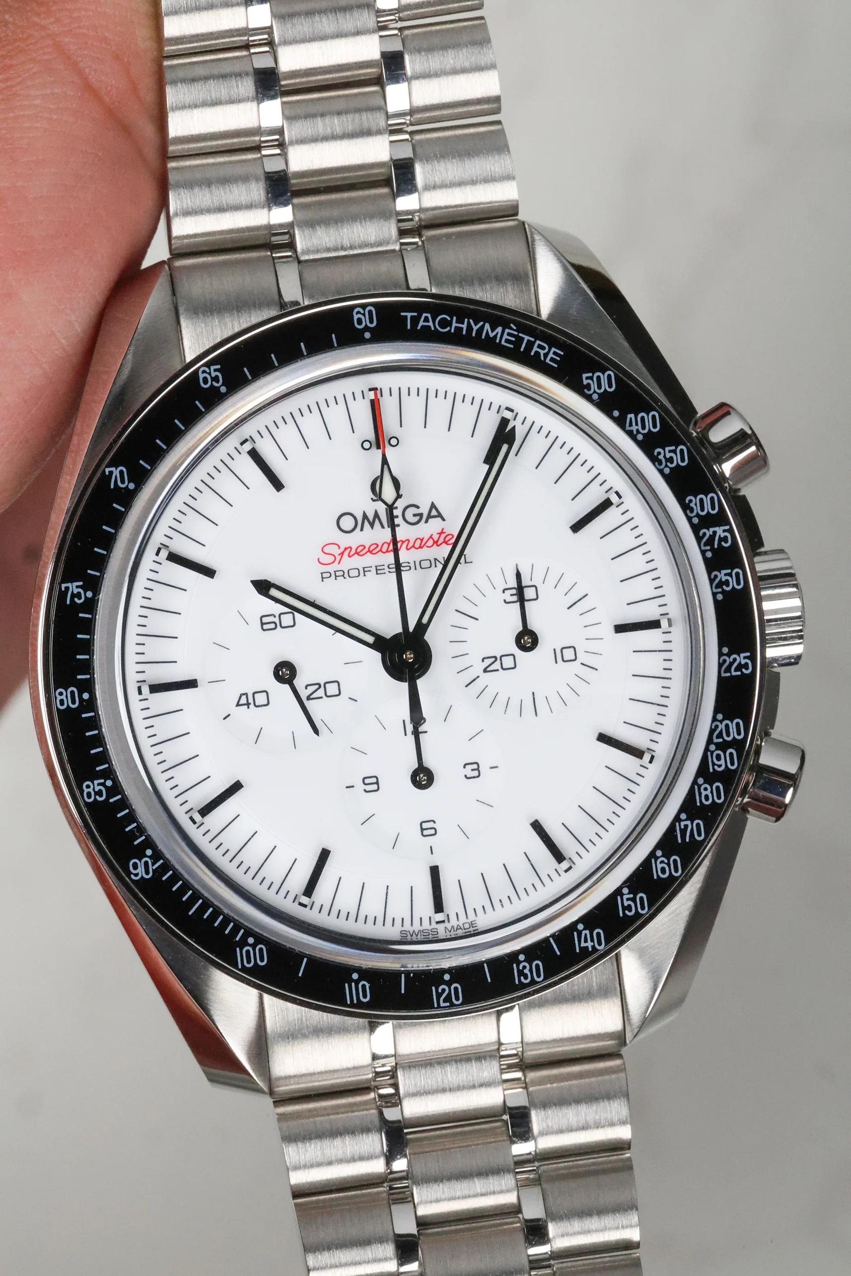 Omega Speedmaster Moonwatch Professional White 3861 Sapphire 310.30.42.50.04.001 - Image 7