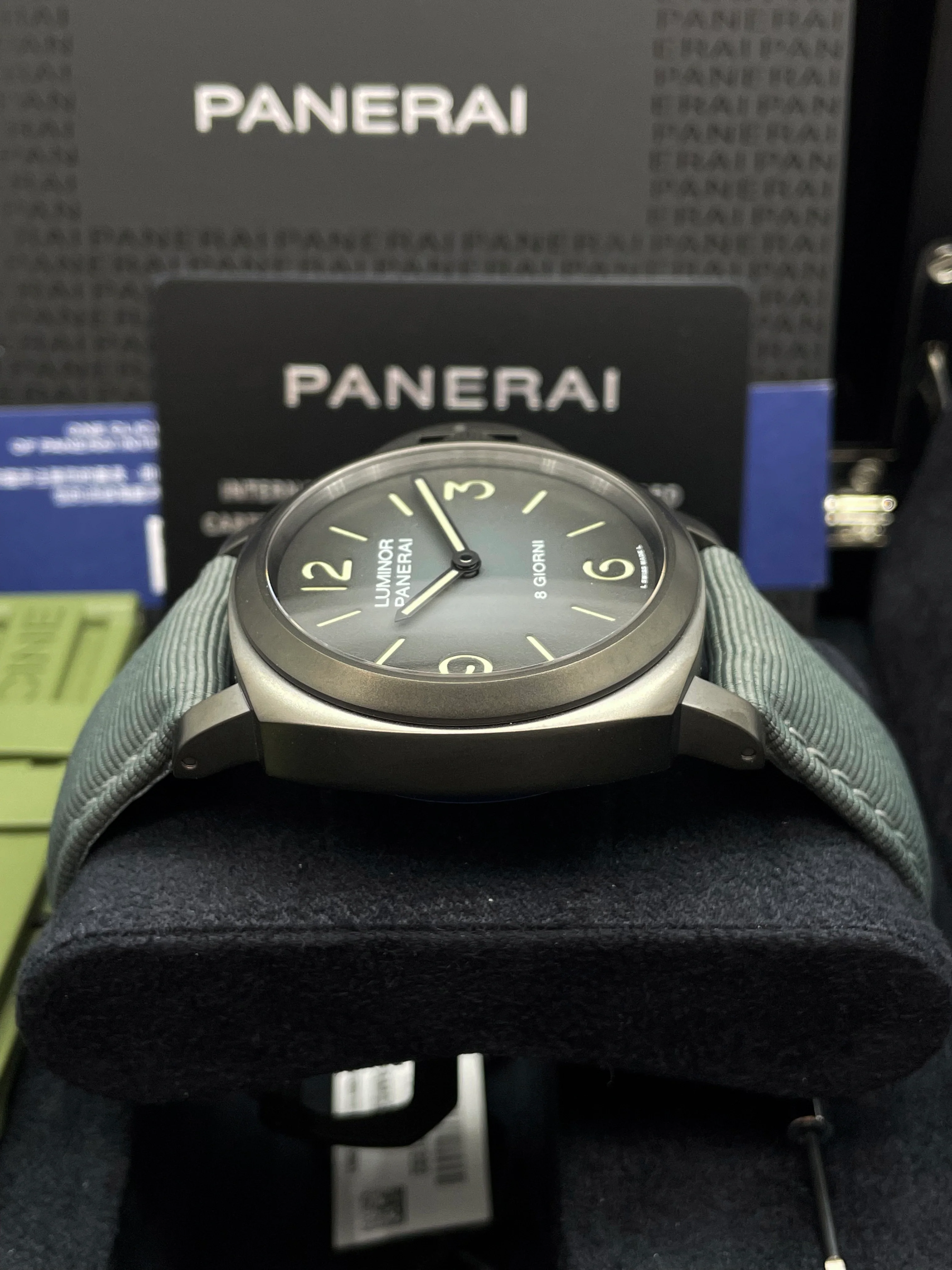 Panerai Luminor Base DLC Geneva Boutique LE 44mm PAM02121 2022 NOS - Image 12