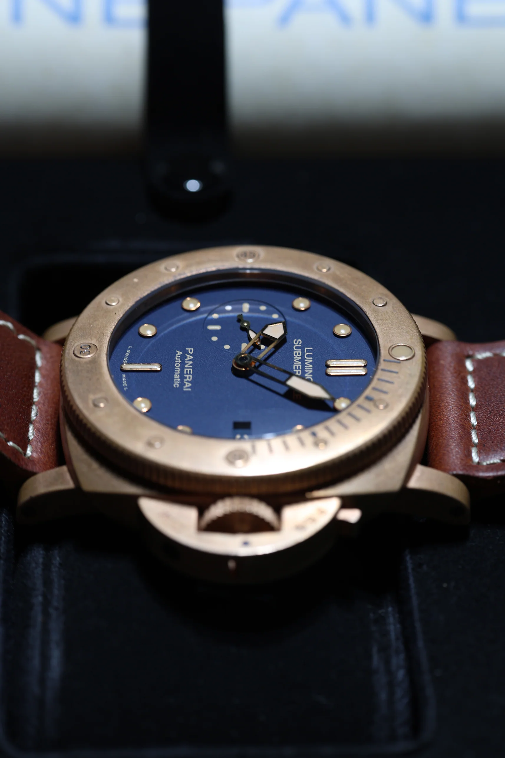 Panerai Submersible 1950 3 Days Blue Bronzo Special Edition PAM00671 2017 [Preowned] - Image 12