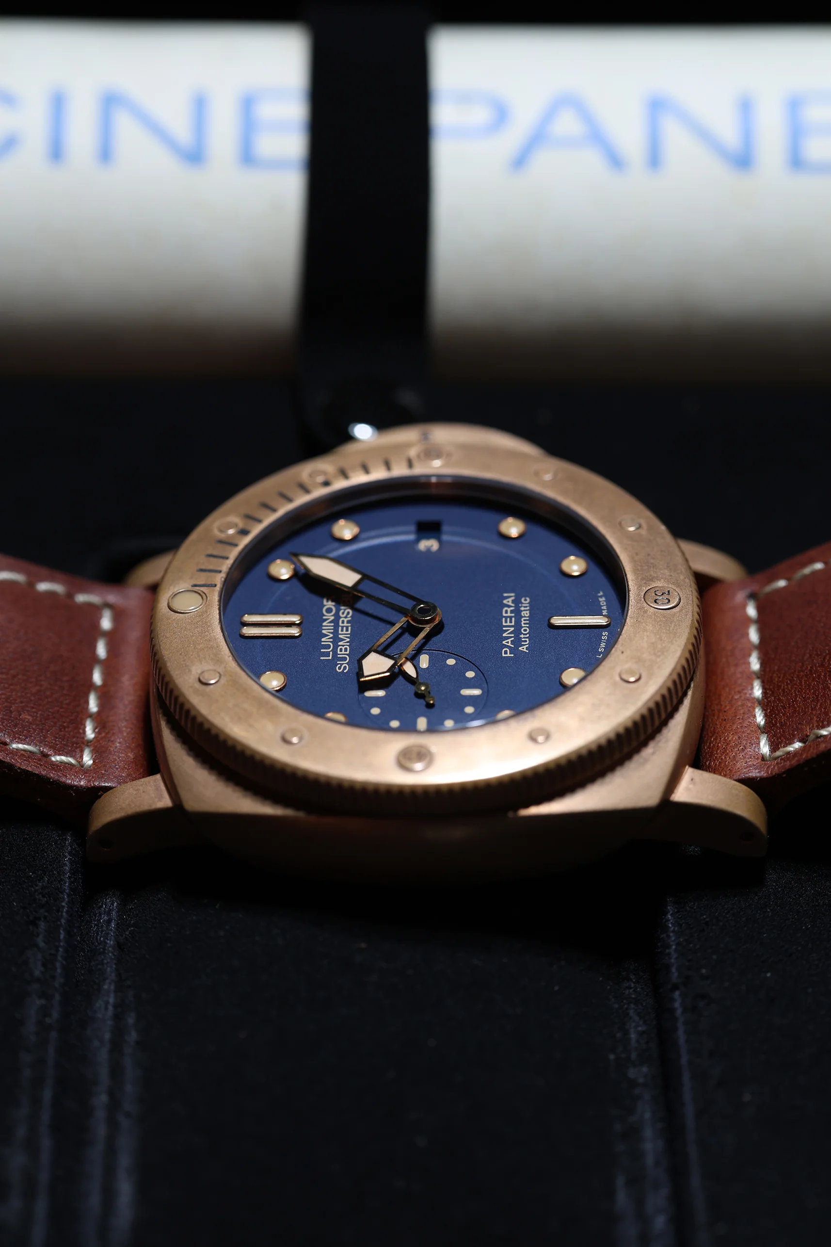 Panerai Submersible 1950 3 Days Blue Bronzo Special Edition PAM00671 2017 [Preowned] - Image 15
