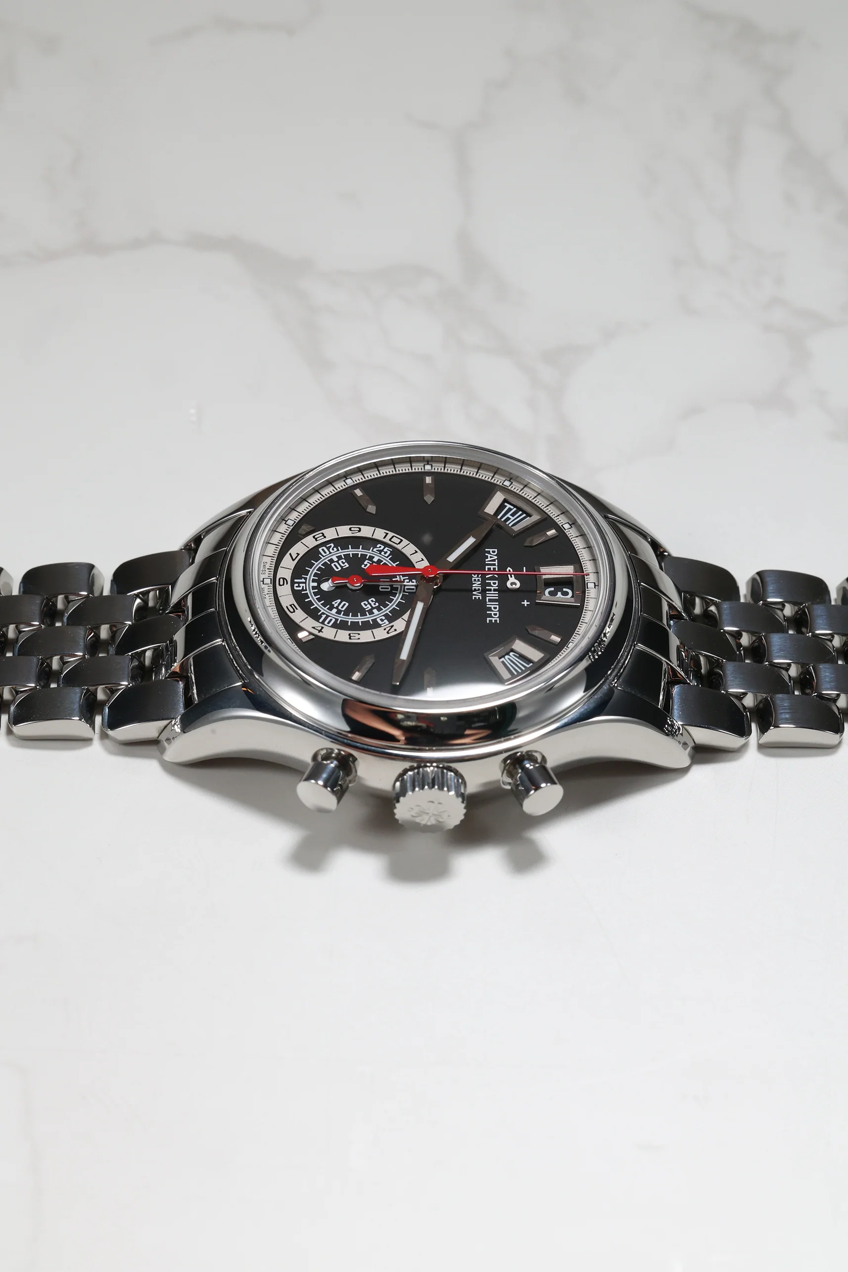 Patek Philippe Annual Calendar Chronograph Steel Black 5960/1A-010 2018 [Preowned] - Image 15