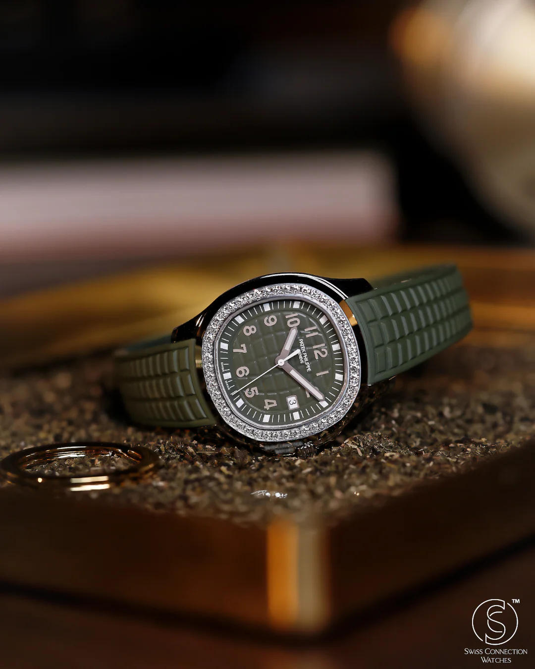 Patek Philippe Aquanaut Green Luce Diamond Set 5267/200A-011 - Image 5