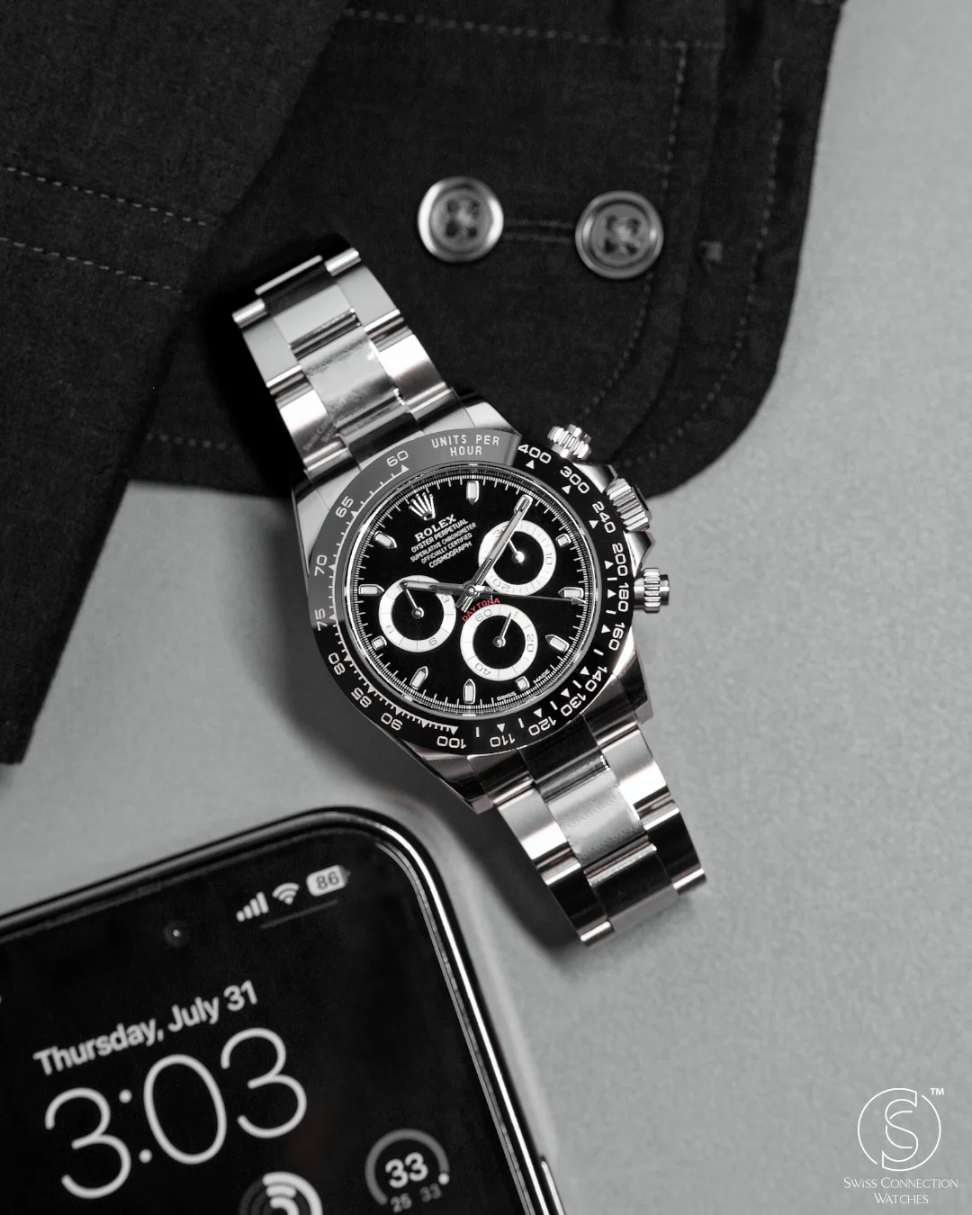 Rolex Cosmograph Daytona Steel 40mm Black 116500LN 2019 [Preowned] - Image 5