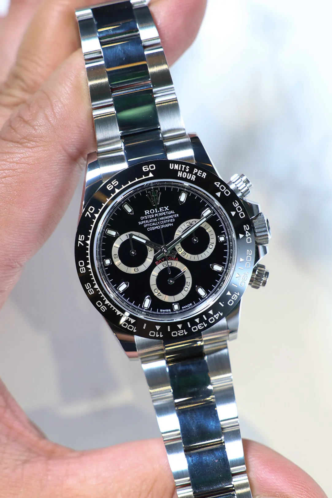 Rolex Cosmograph Daytona Steel 40mm Black 116500LN 2019 [Preowned] - Image 7