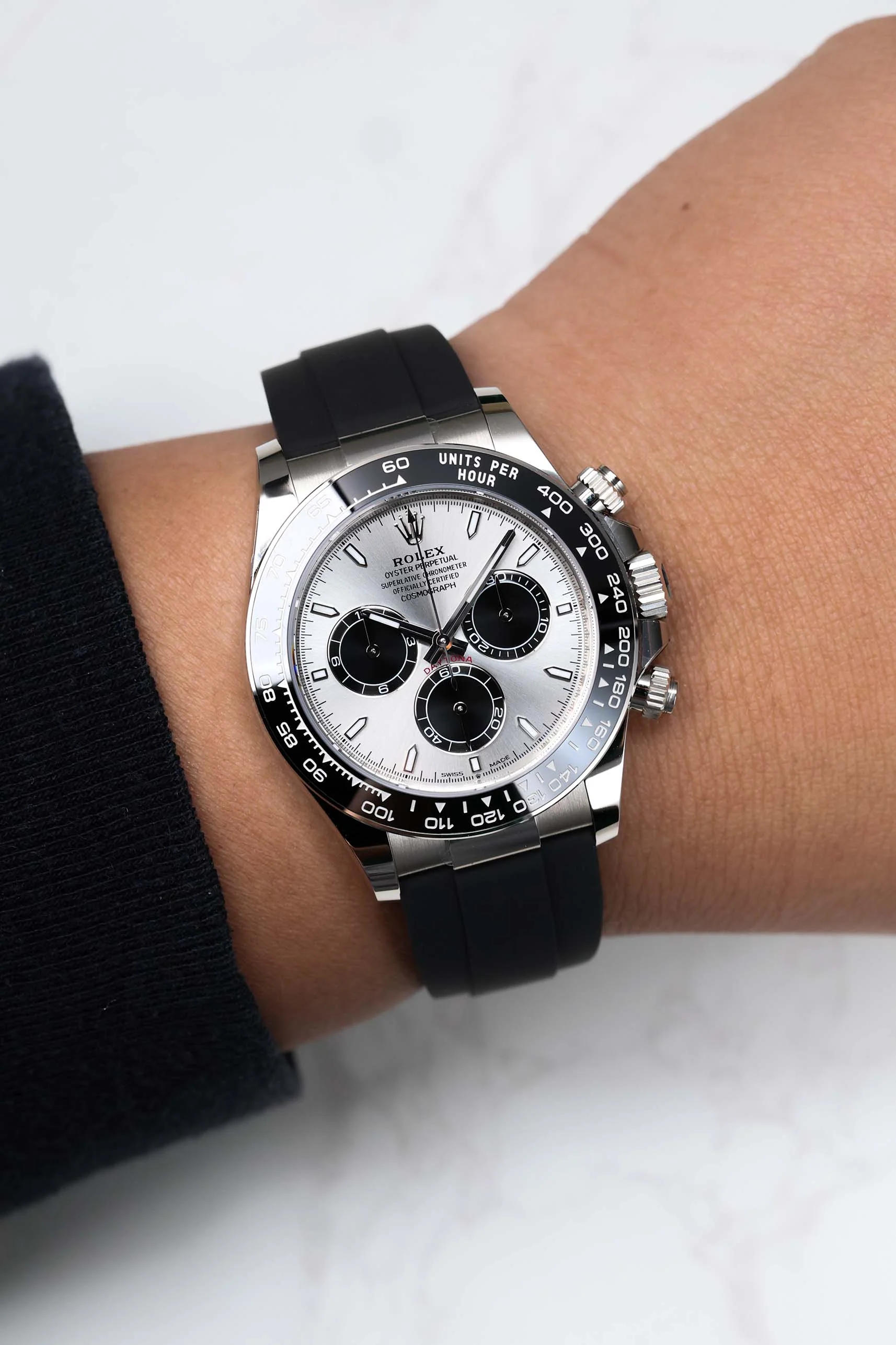 Rolex Cosmograph Daytona White Gold Ghost Oysterflex 126519LN - Image 6