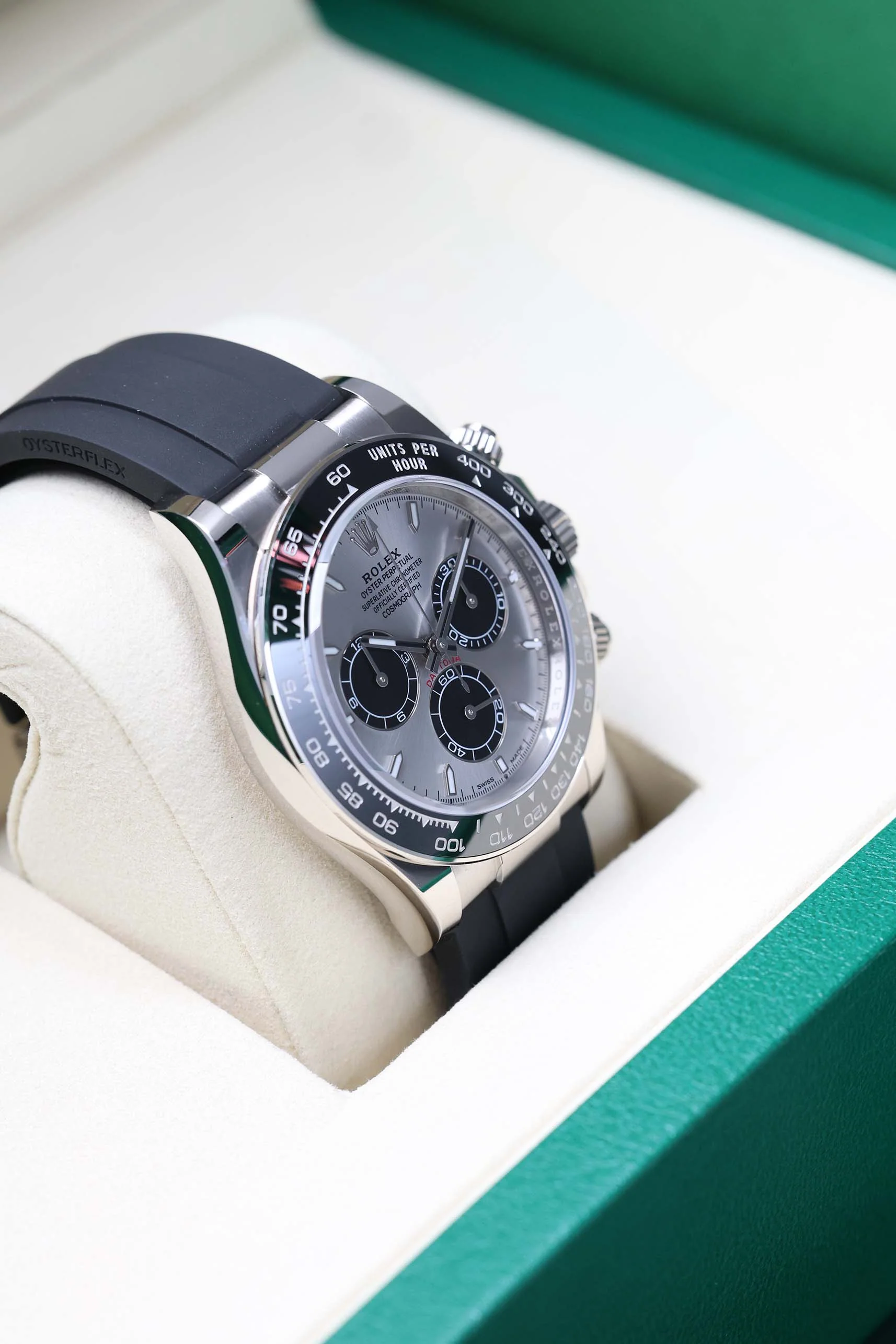 Rolex Cosmograph Daytona White Gold Ghost Oysterflex 126519LN - Image 9