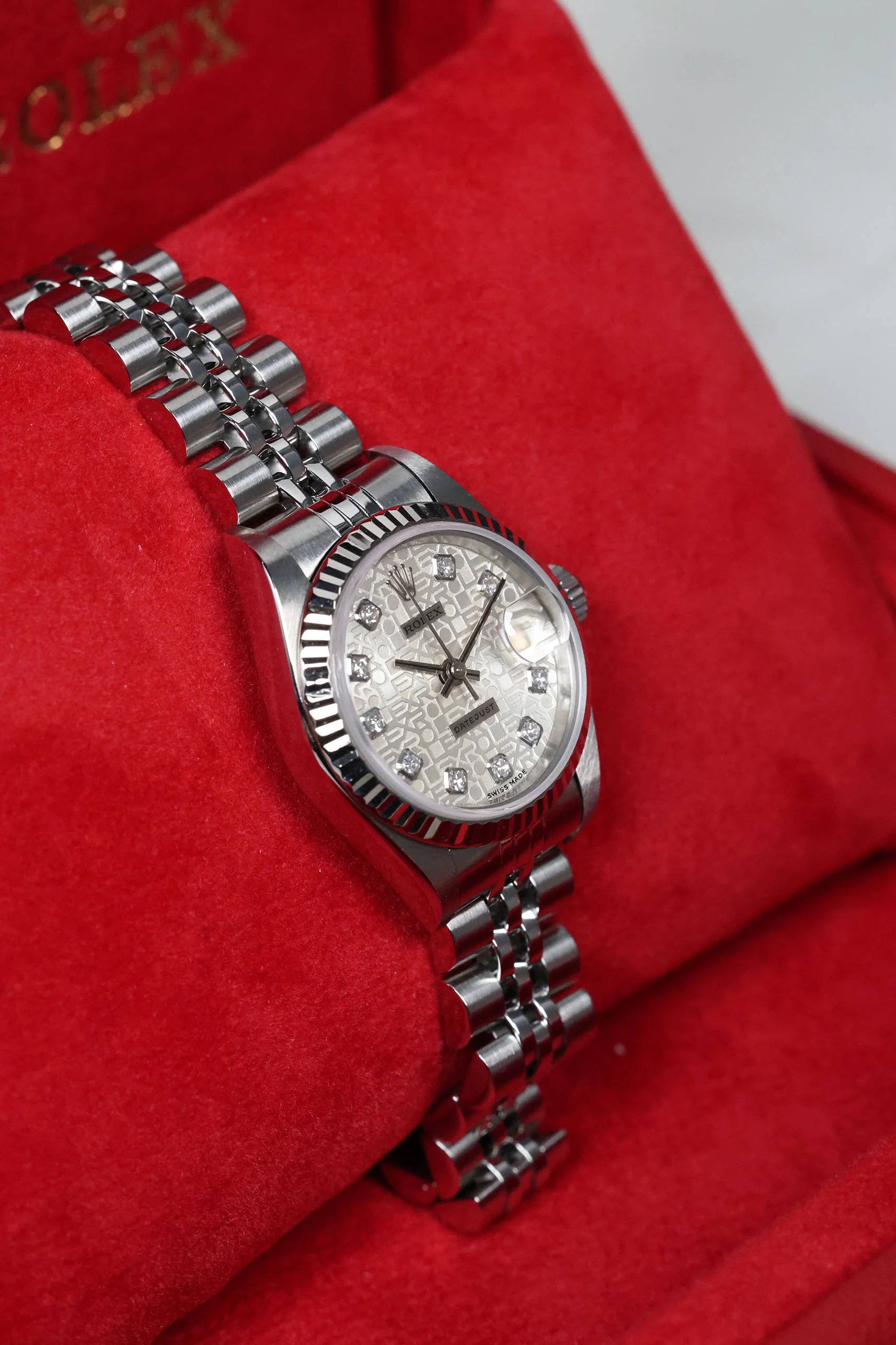 Rolex Datejust 26mm Computer Motif 10 Diamonds Jubilee 69174 1999 [Preowned] - Image 10