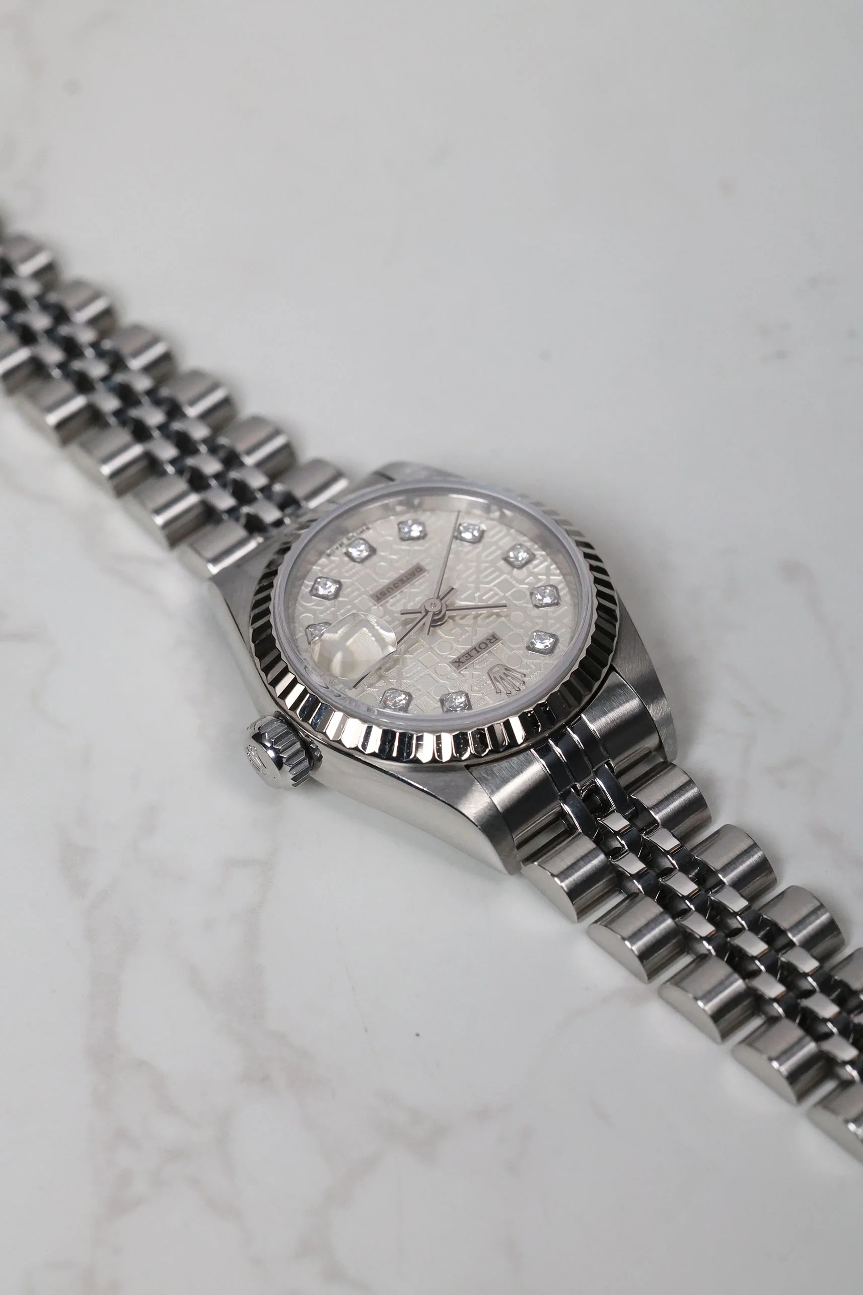 Rolex Datejust 26mm Computer Motif 10 Diamonds Jubilee 69174 1999 [Preowned] - Image 14