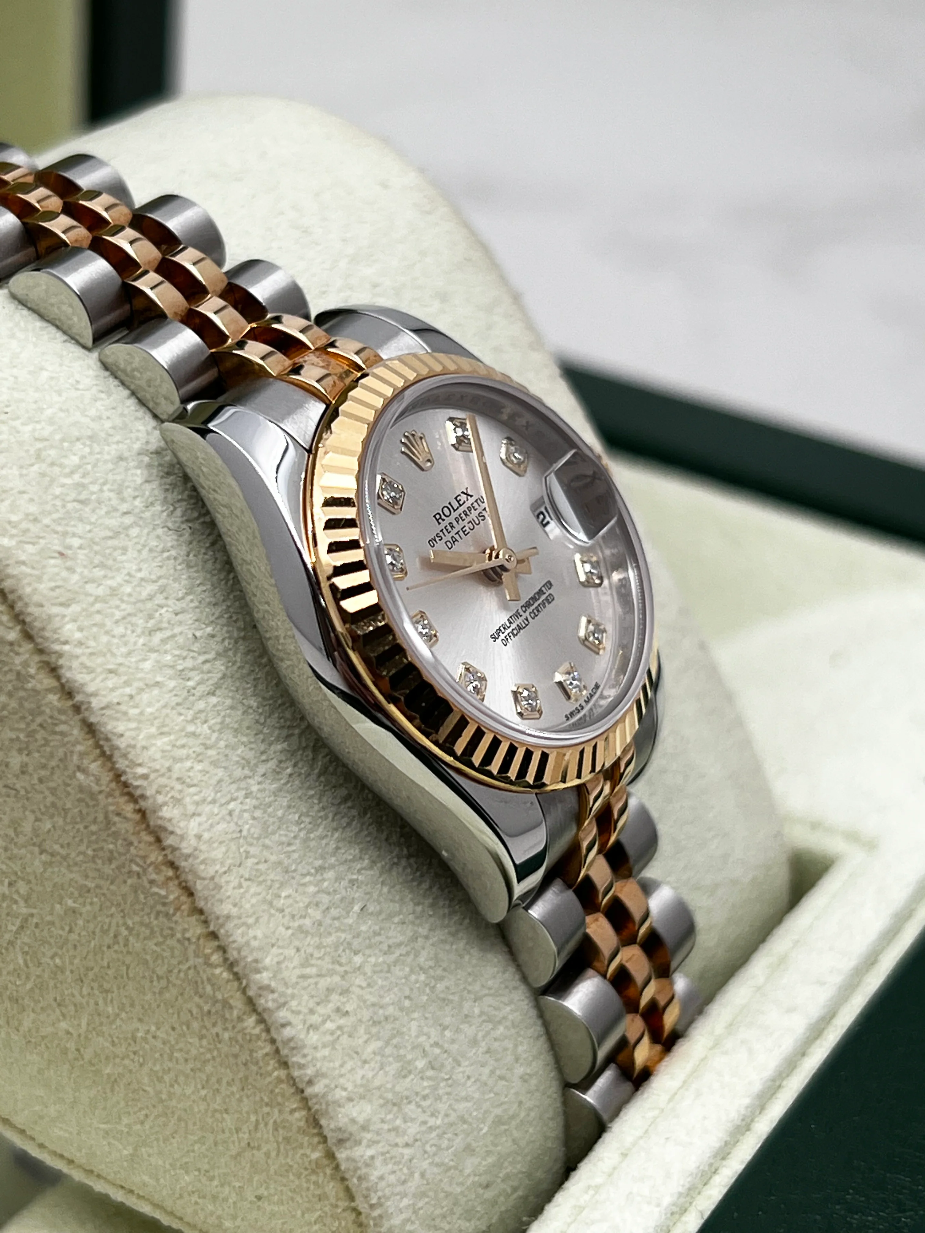 Rolex Datejust 26mm Silver 10 Diamonds Jubilee 179173 2013 [Preowned] - Image 5