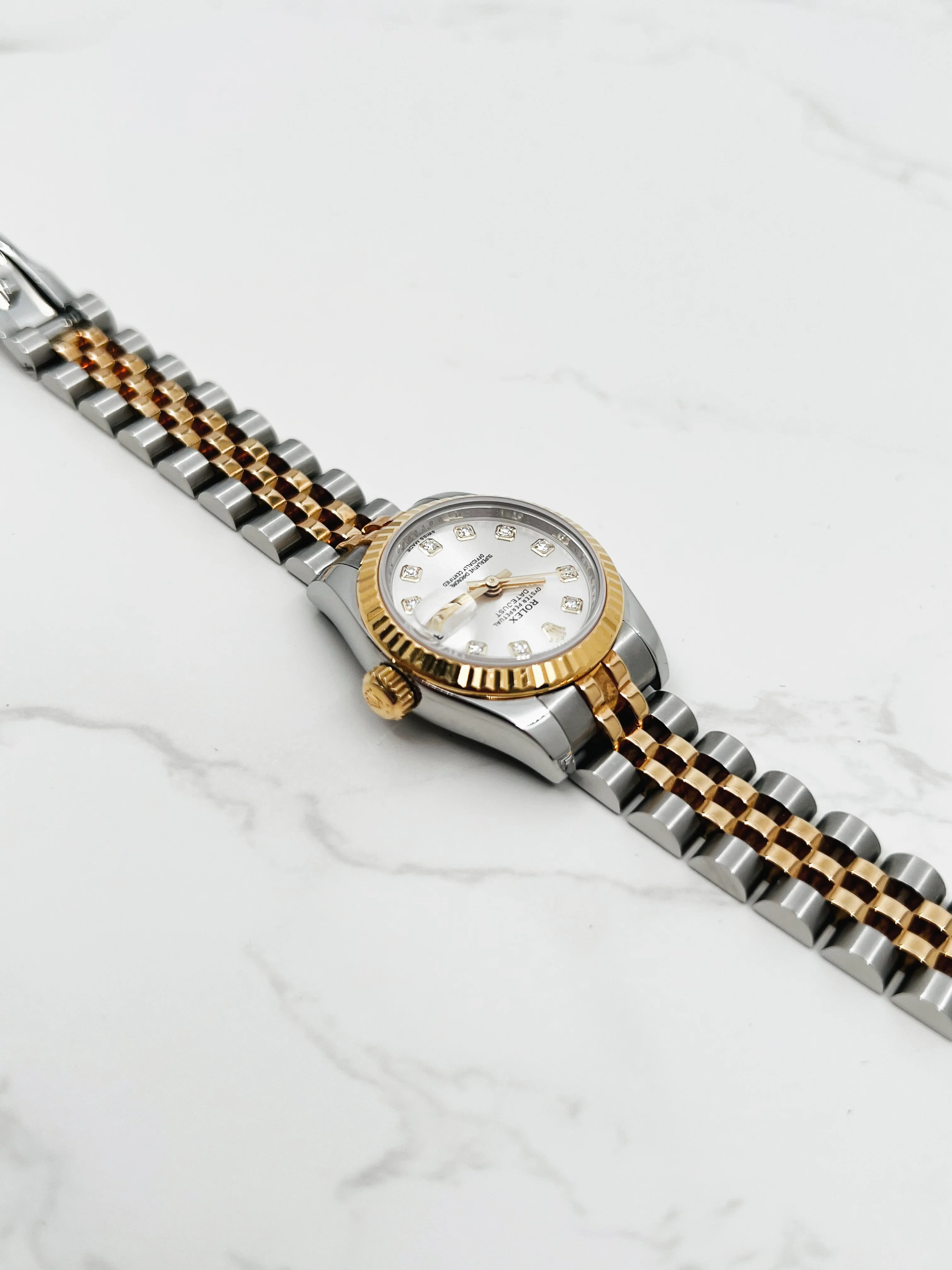 Rolex Datejust 26mm Silver 10 Diamonds Jubilee 179173 2013 [Preowned] - Image 7