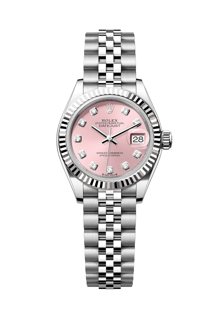 Rolex Datejust 28mm 10 Diamonds Pink Jubilee 279174