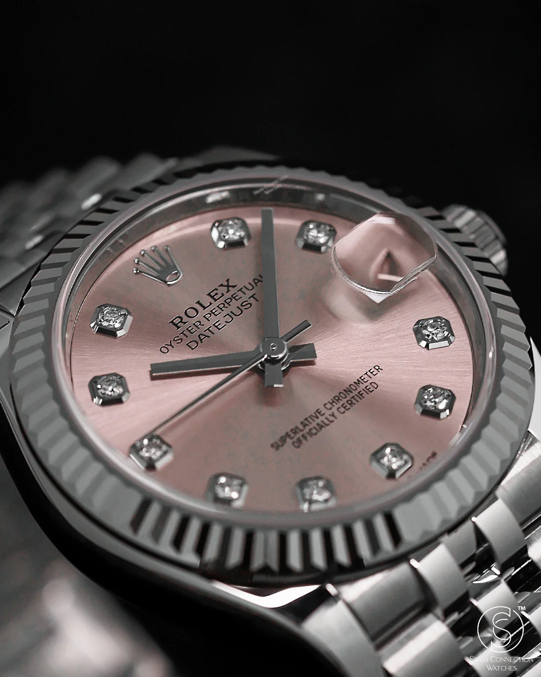 Rolex Datejust 31mm 10 Diamonds Pink Jubilee 278274 - Image 3