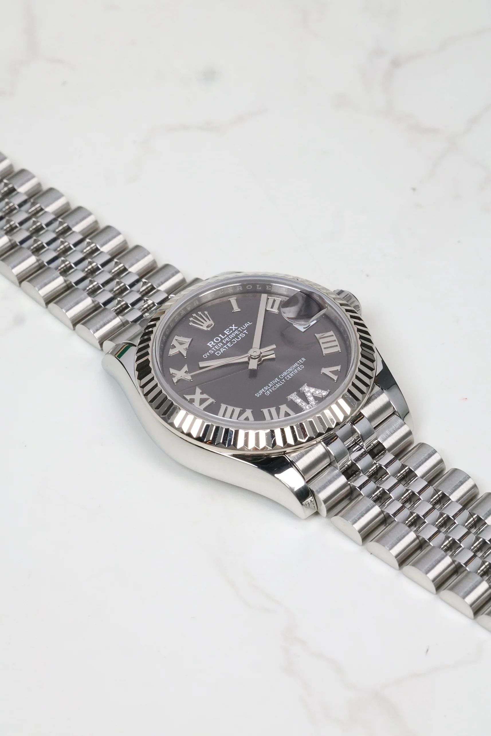 Rolex Datejust 31mm Grey Diamond VI Jubilee 278274 2024 [Preowned] - Image 11