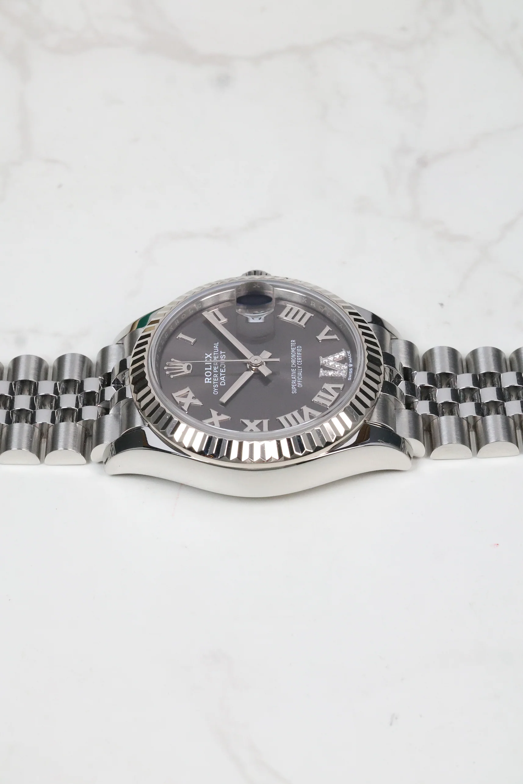 Rolex Datejust 31mm Grey Diamond VI Jubilee 278274 2024 [Preowned] - Image 12
