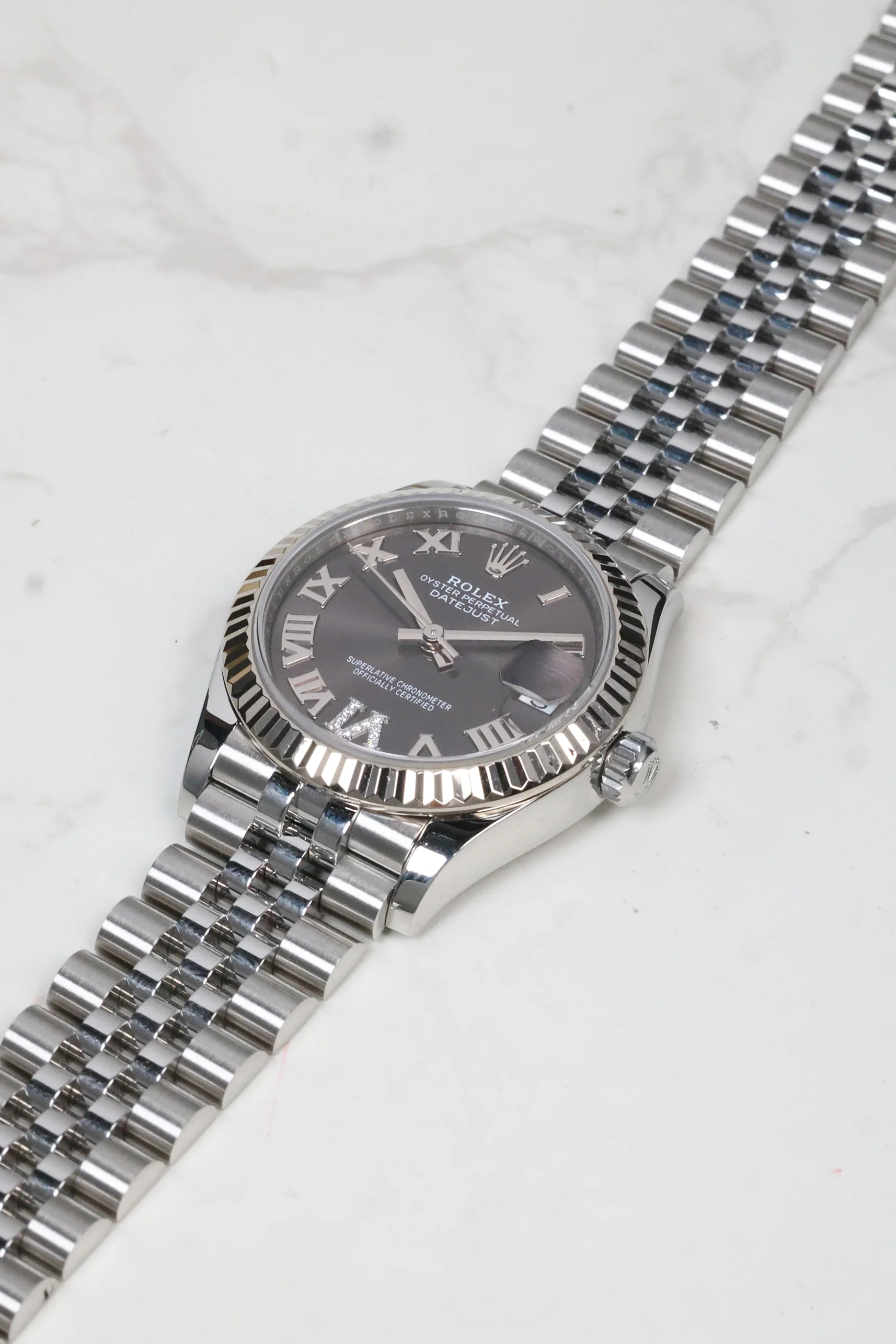 Rolex Datejust 31mm Grey Diamond VI Jubilee 278274 2024 [Preowned] - Image 16