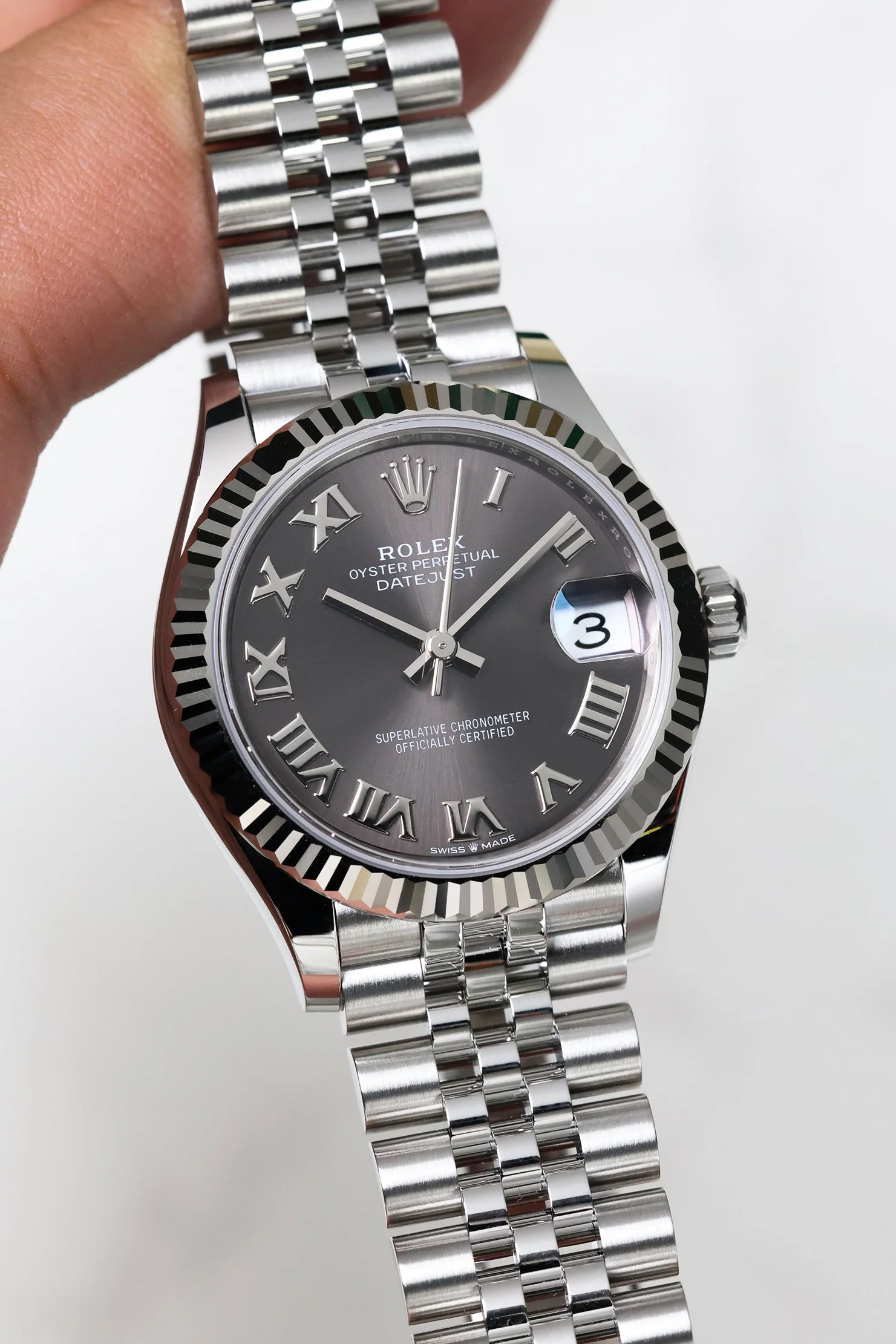 Rolex Datejust 31mm Grey Roman Jubilee 278274 - Image 7