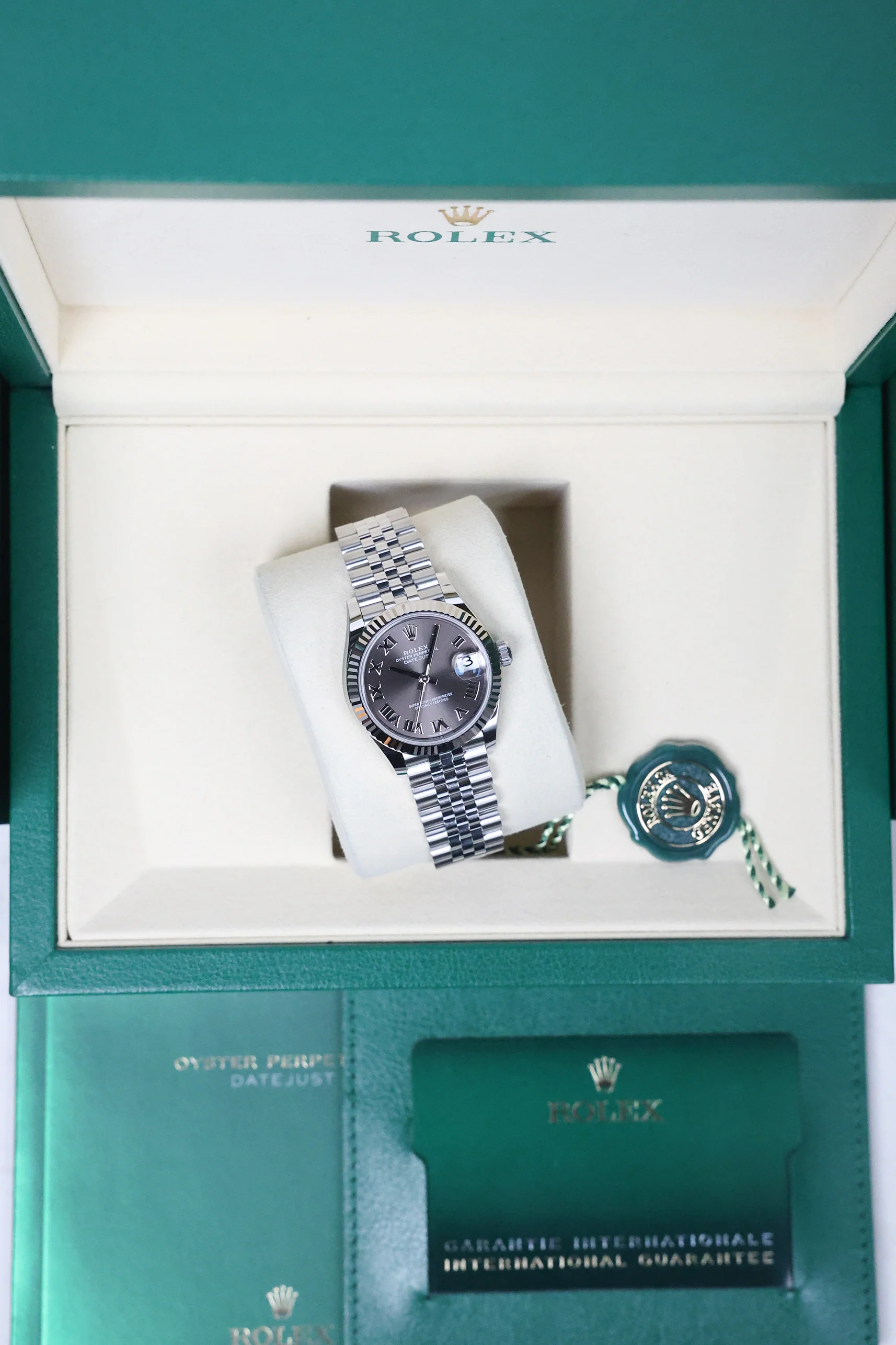 Rolex Datejust 31mm Grey Roman Jubilee 278274 - Image 14