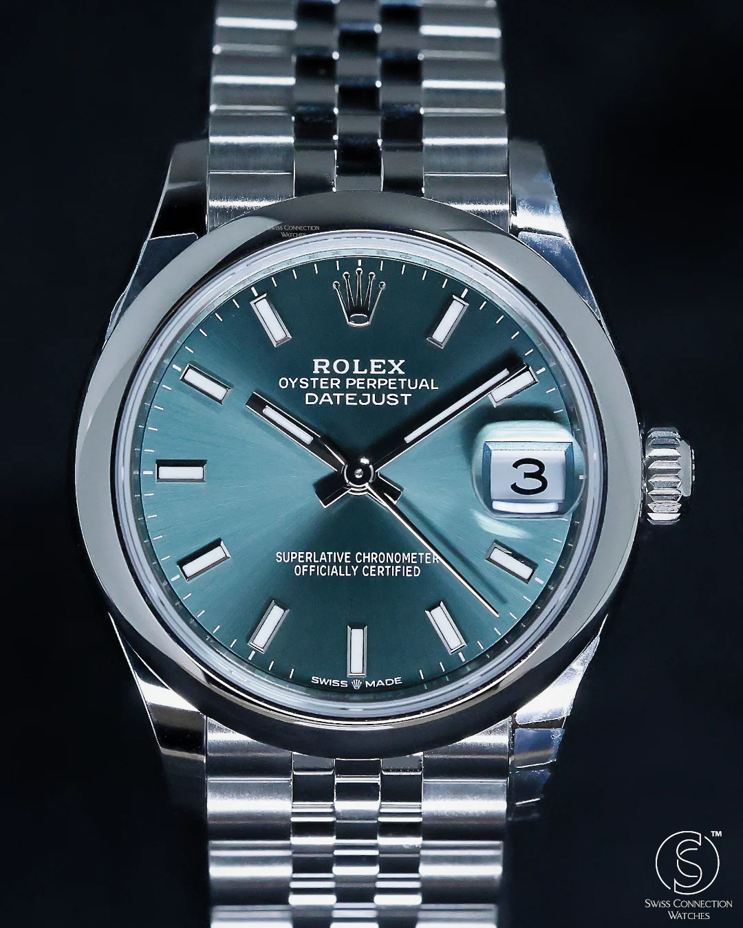 Rolex Datejust 31mm Mint Green Jubilee 278240 - Image 2