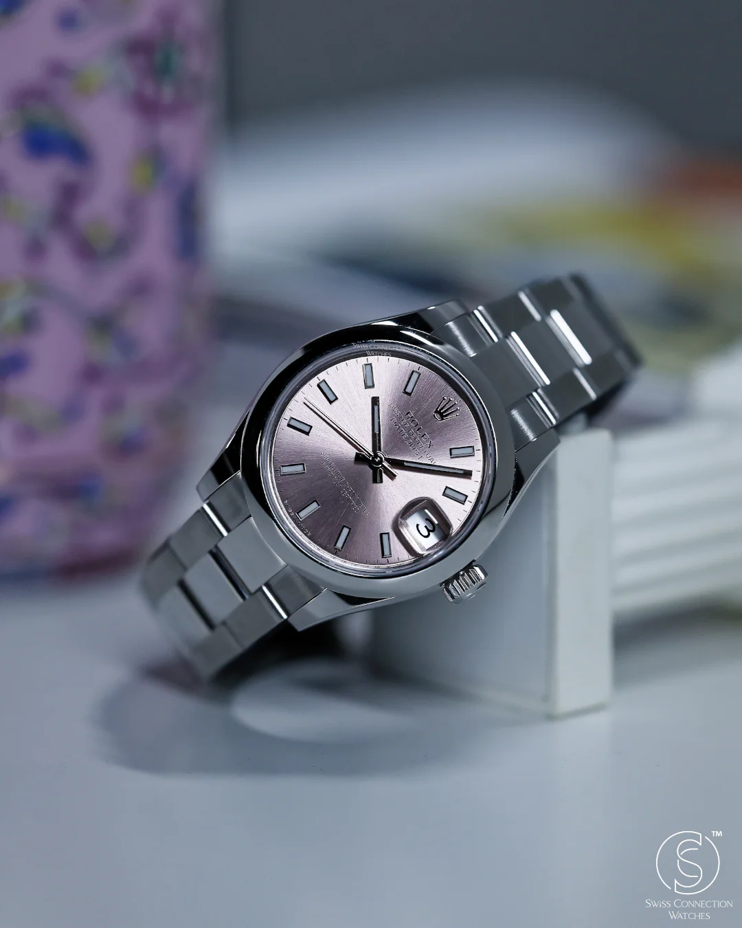 Rolex Datejust 31mm Pink Index Oyster 278240 2025 [Preowned] - Image 4