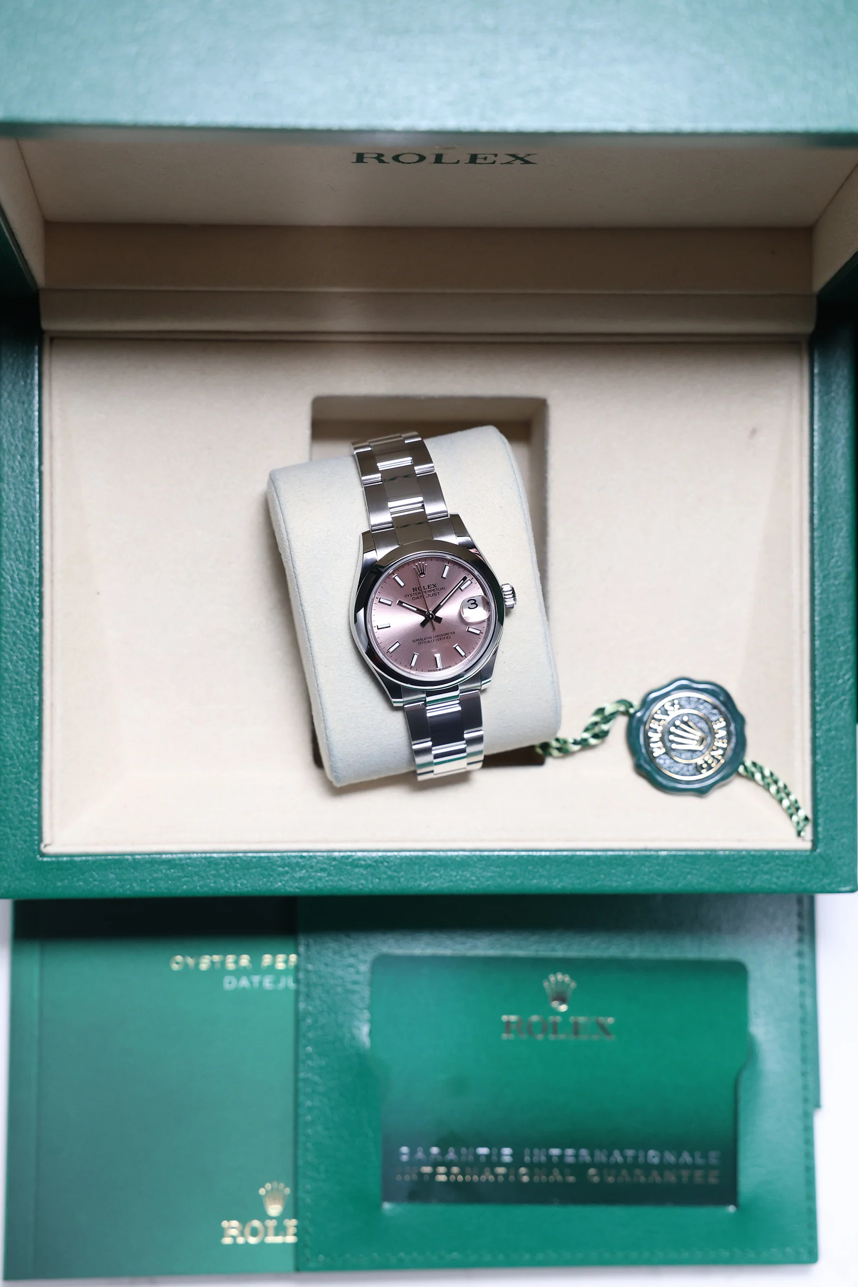 Rolex Datejust 31mm Pink Index Oyster 278240 - Image 14