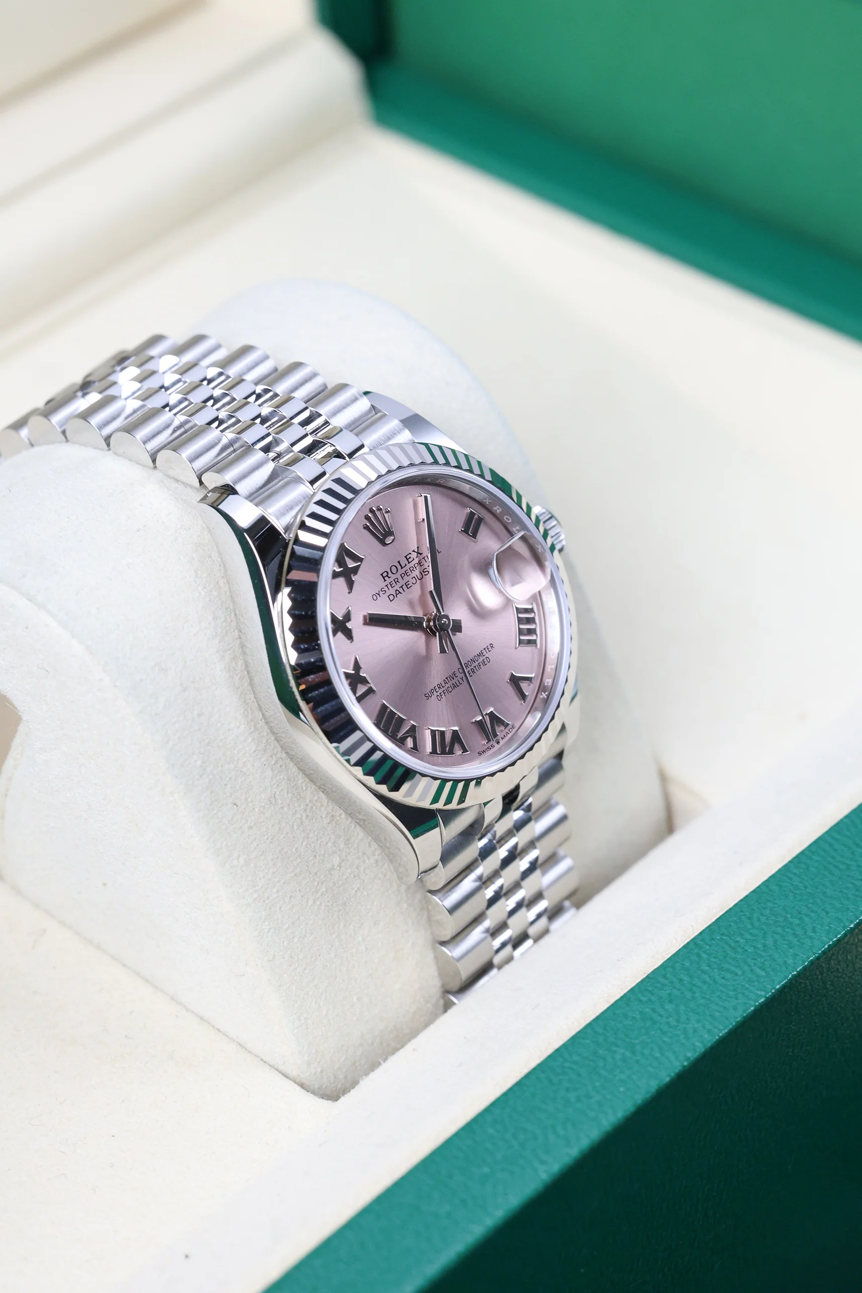 Rolex Datejust 31mm Pink Roman Jubilee 278274 - Image 9