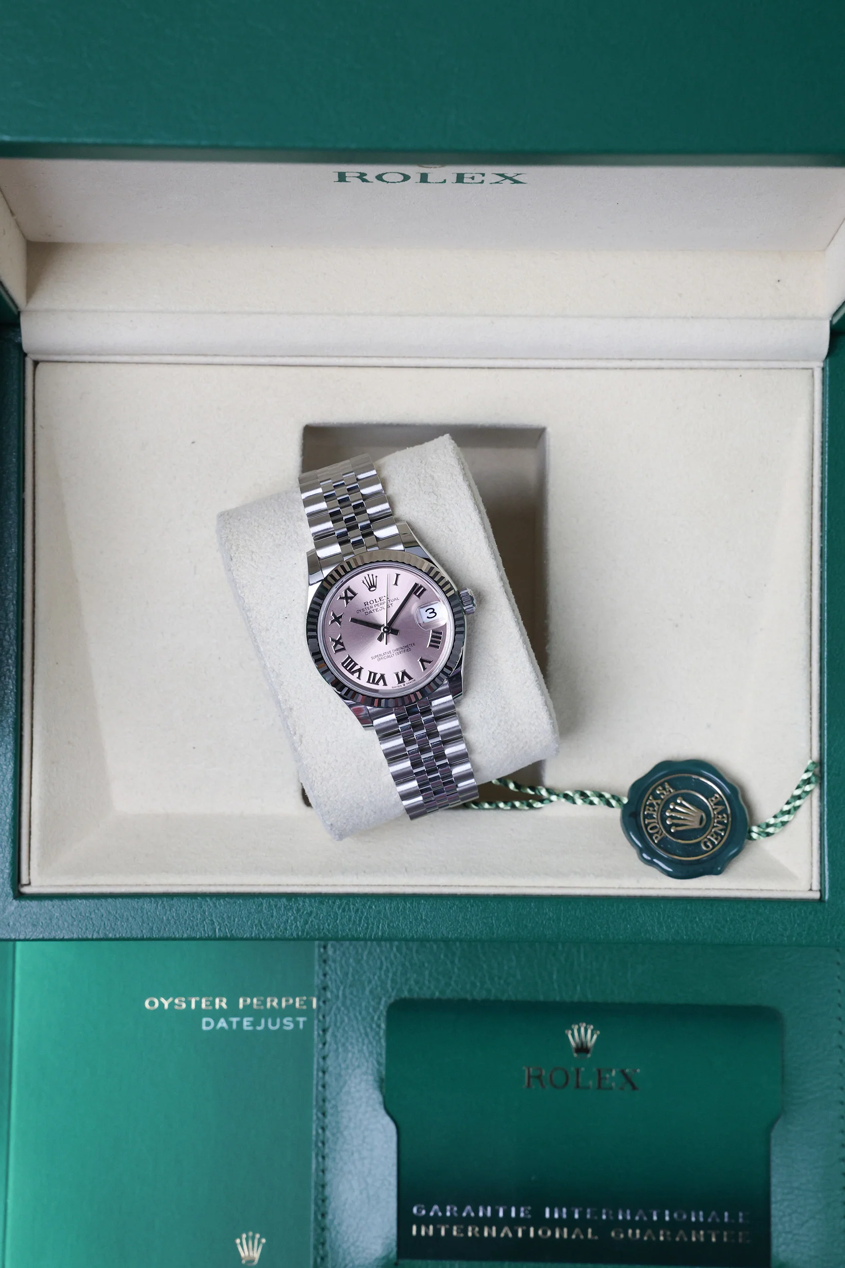 Rolex Datejust 31mm Pink Roman Jubilee 278274 - Image 14