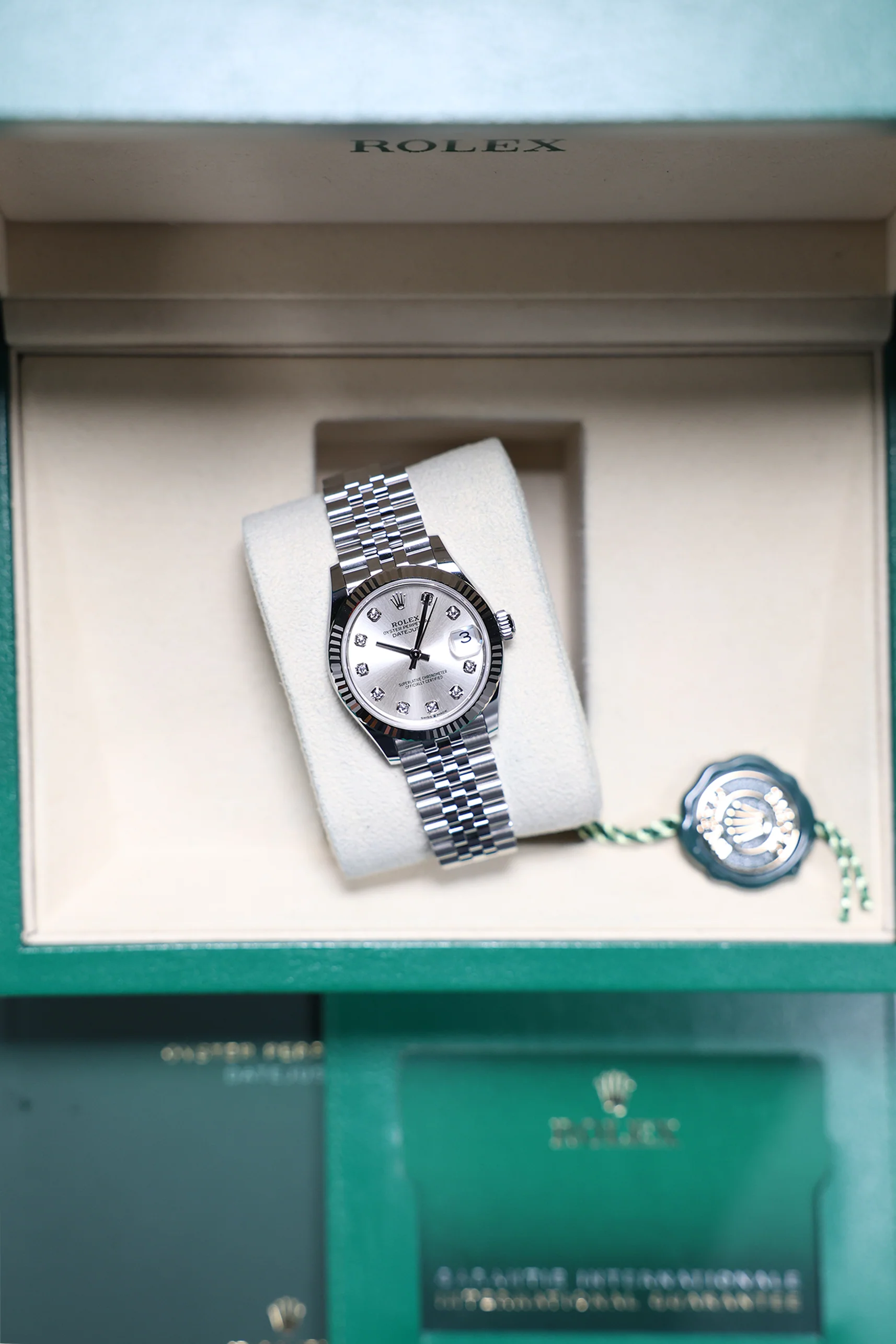 Rolex Datejust 31mm Silver 10 Diamonds Jubilee 278274 - Image 14