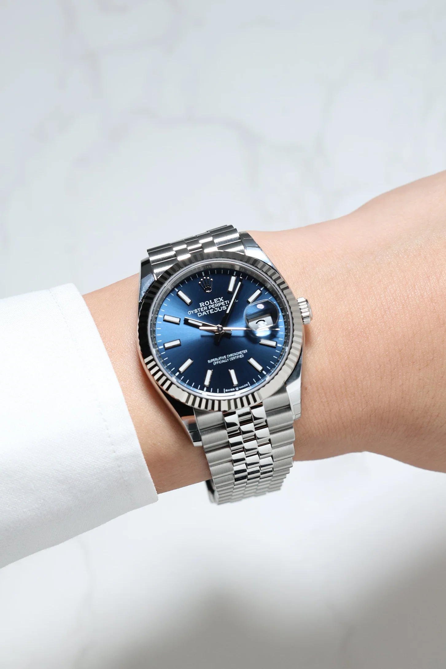 Rolex Datejust 36mm Blue Index on Jubilee 126234 - Image 6