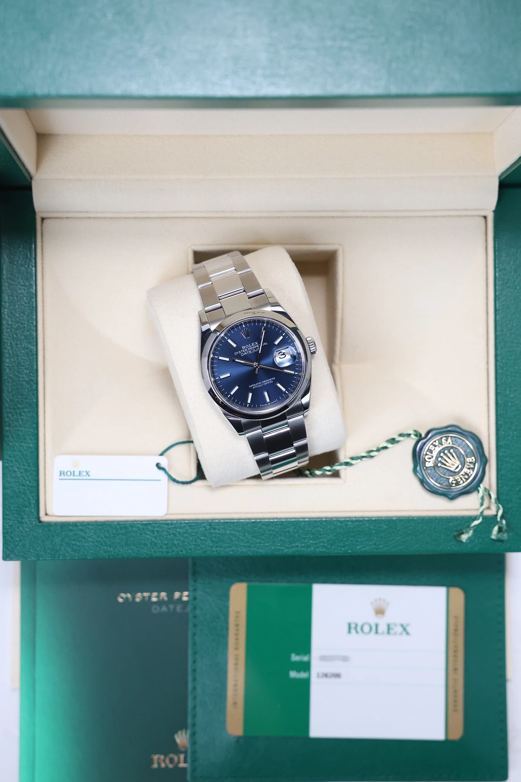 Rolex Datejust 36mm Blue Index Oyster 126200 2020 [Preowned] - Image 18